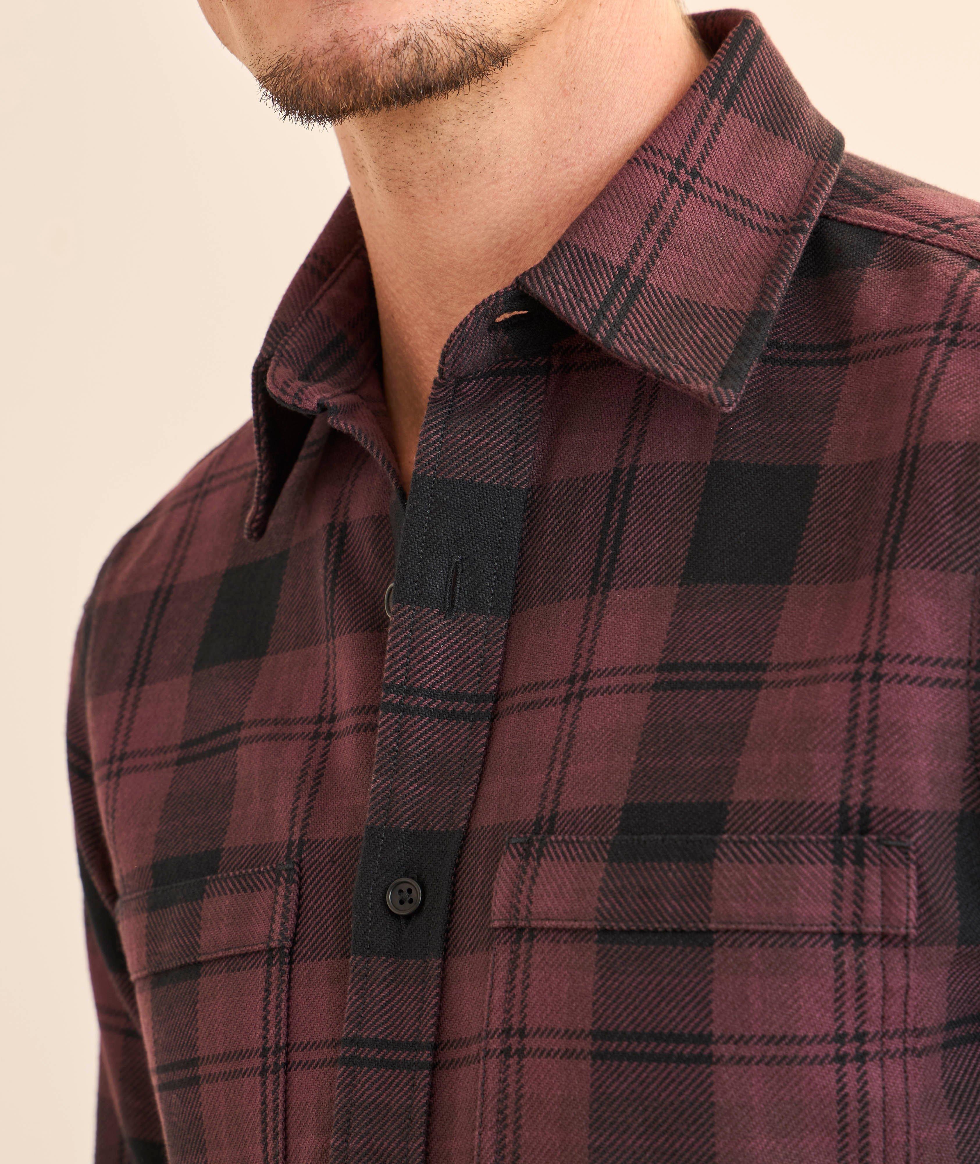 Chemise coton à carreaux Union image 3