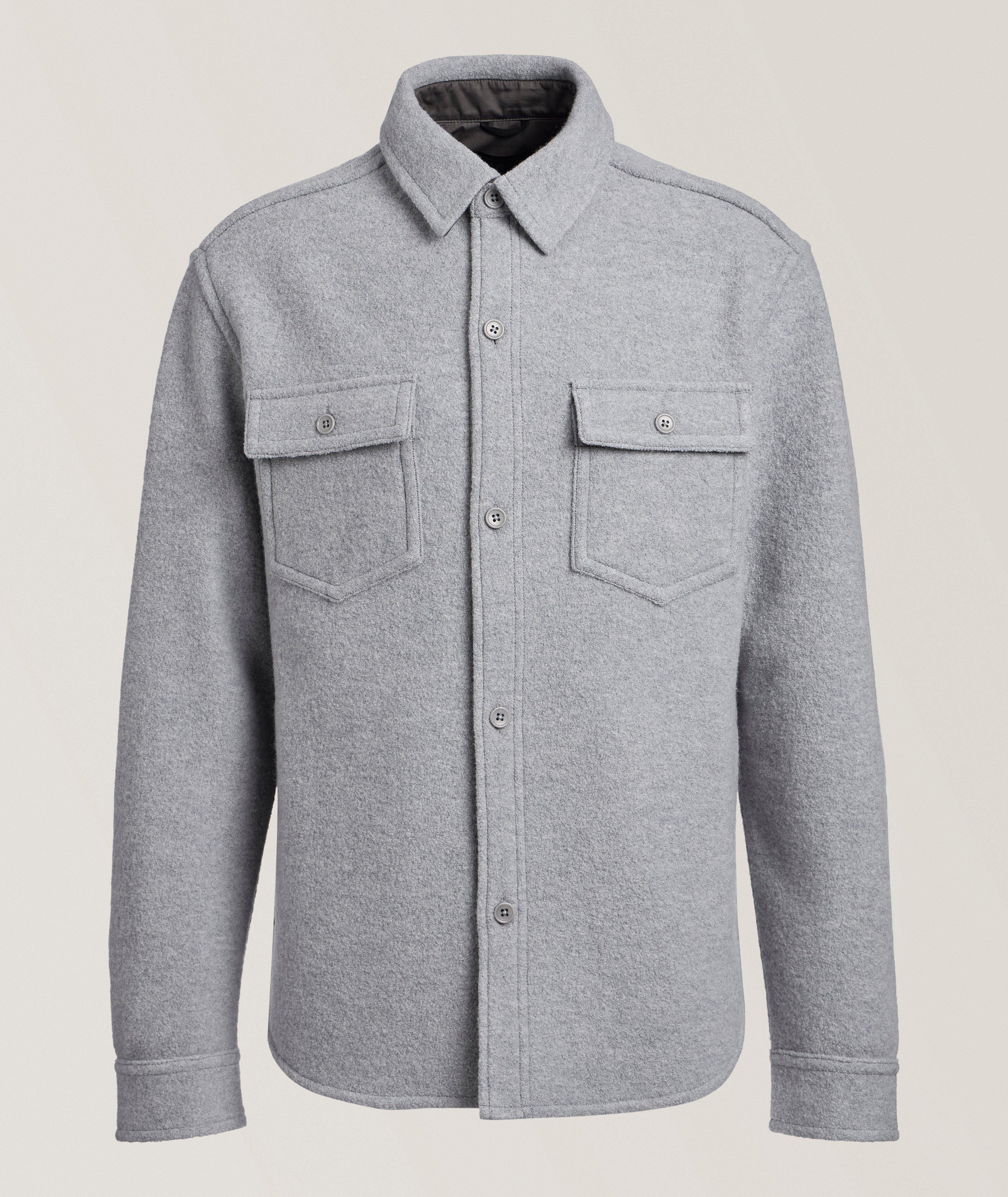 Warden Boiled Wool Overshirt image 0