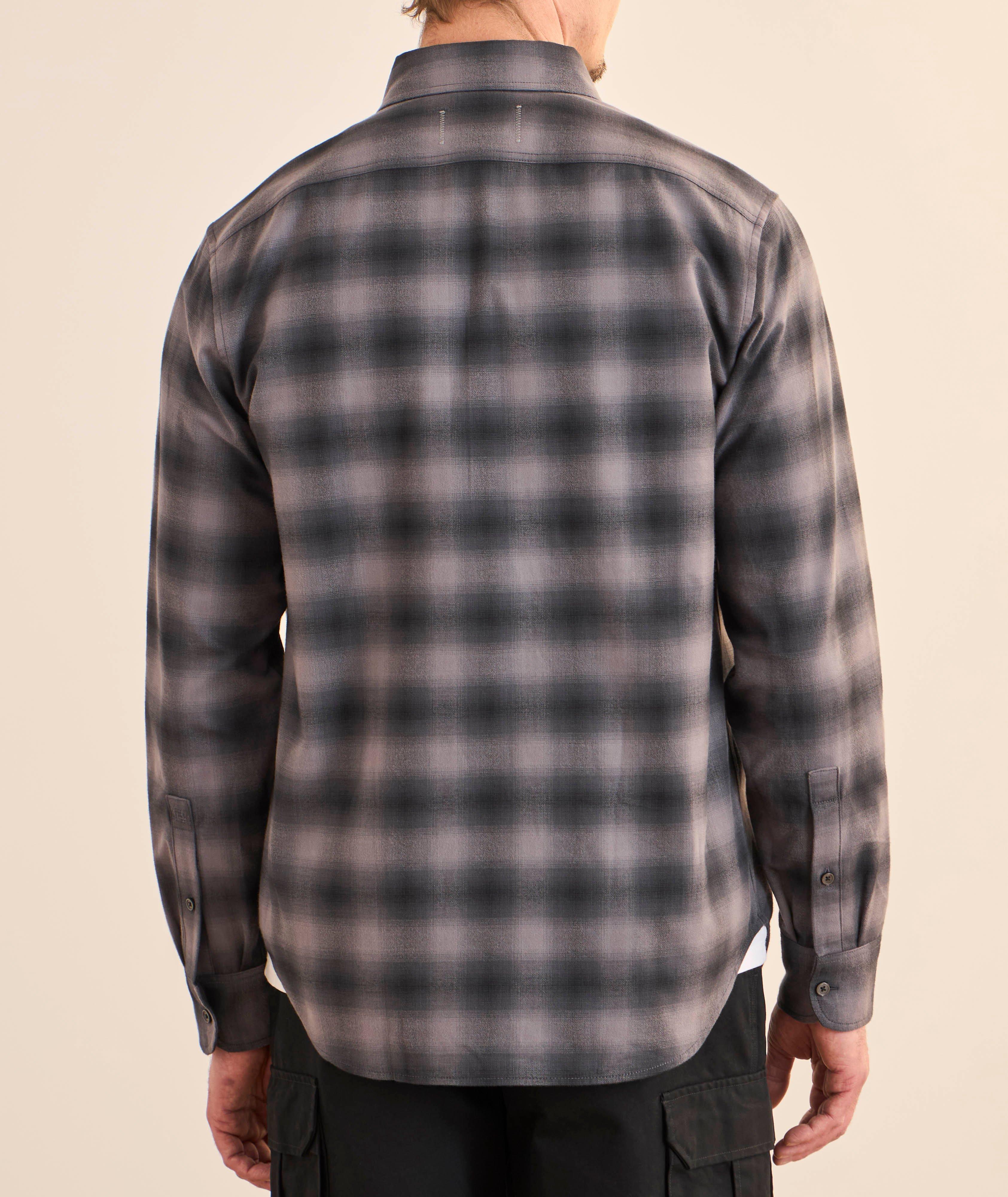 Chemise coton à carreaux ombrés image 2