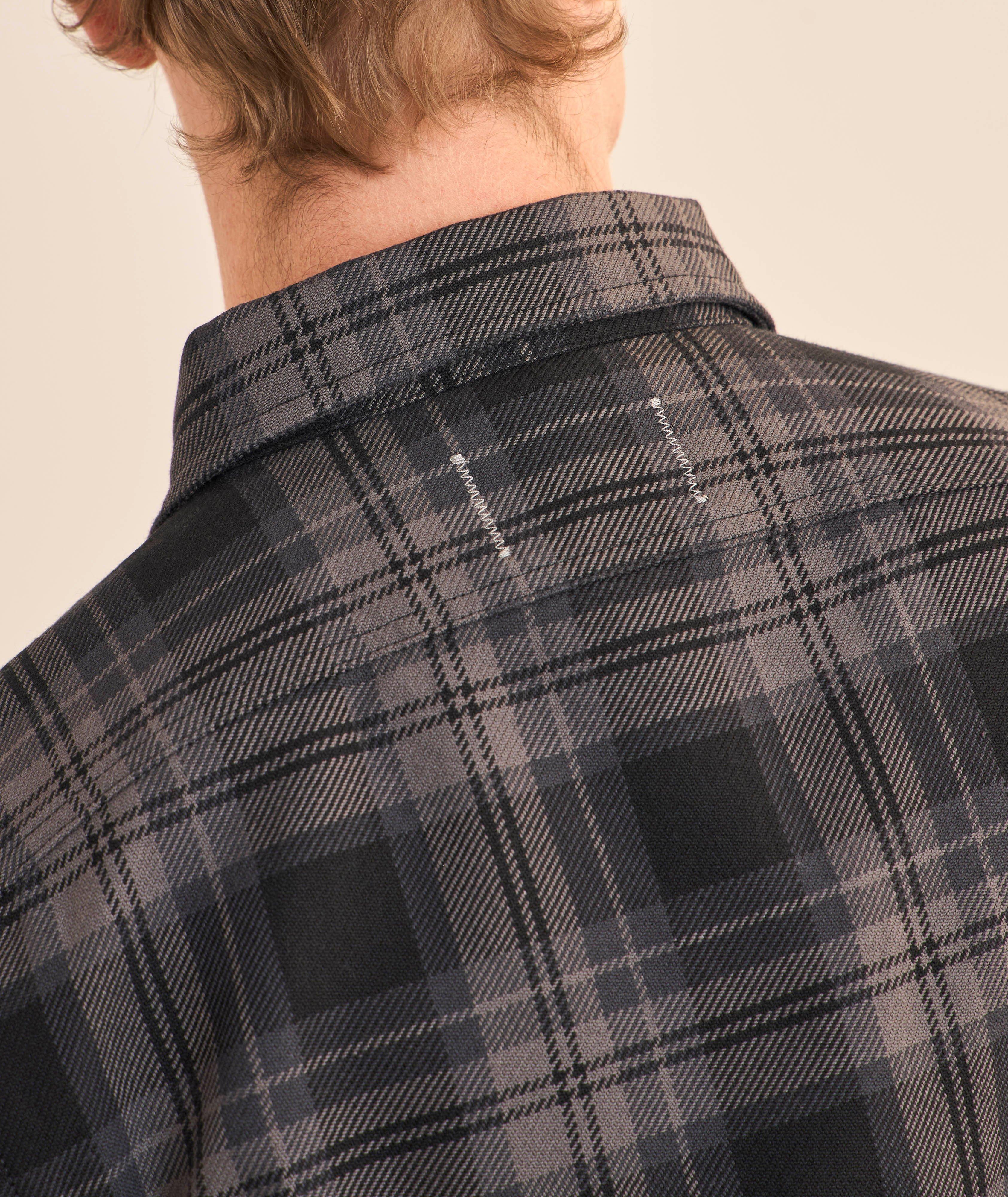 Chemise coton à carreaux Union image 3