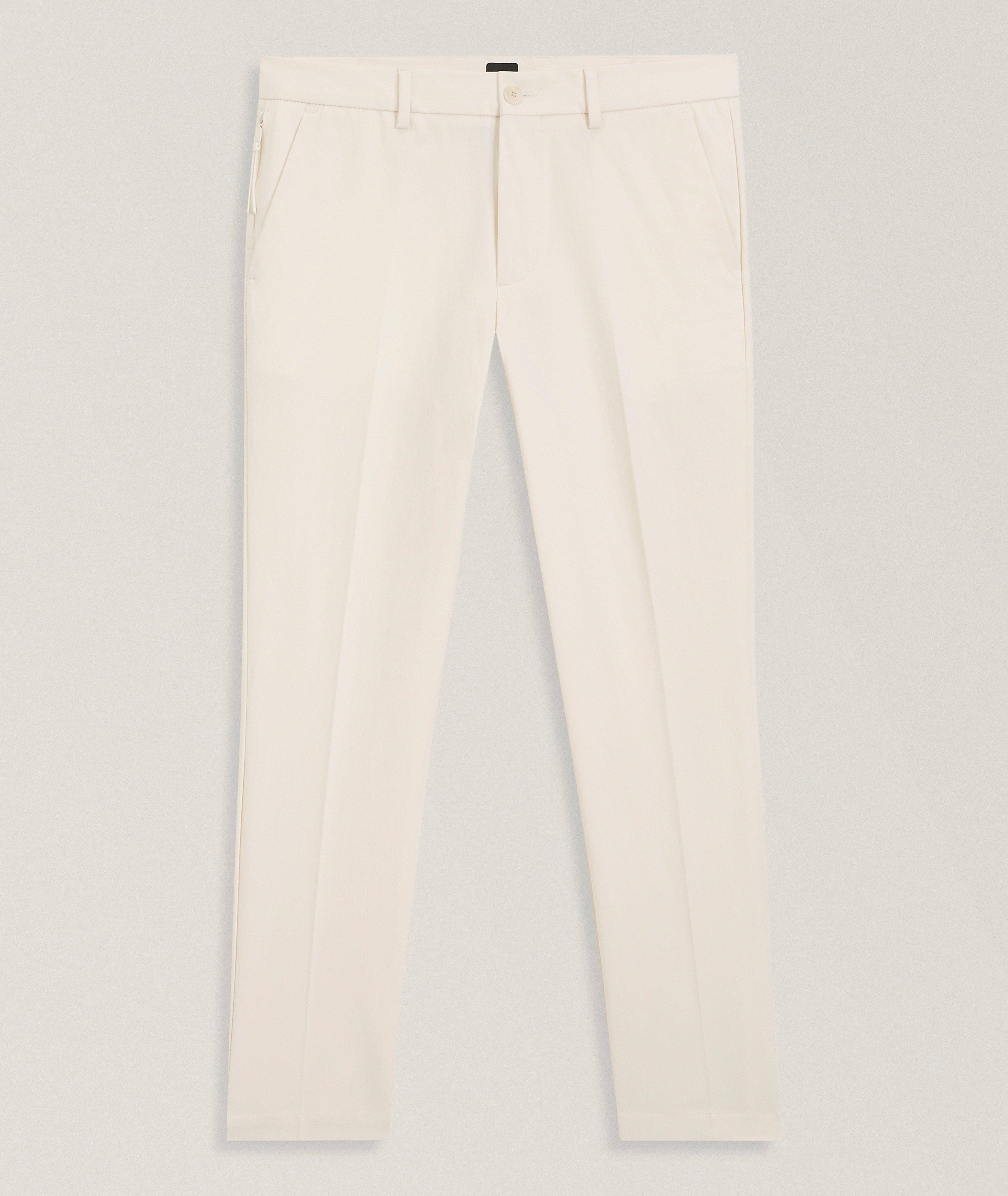 BOSS Slim-Fit Kaiton Stretch-Cotton Pants