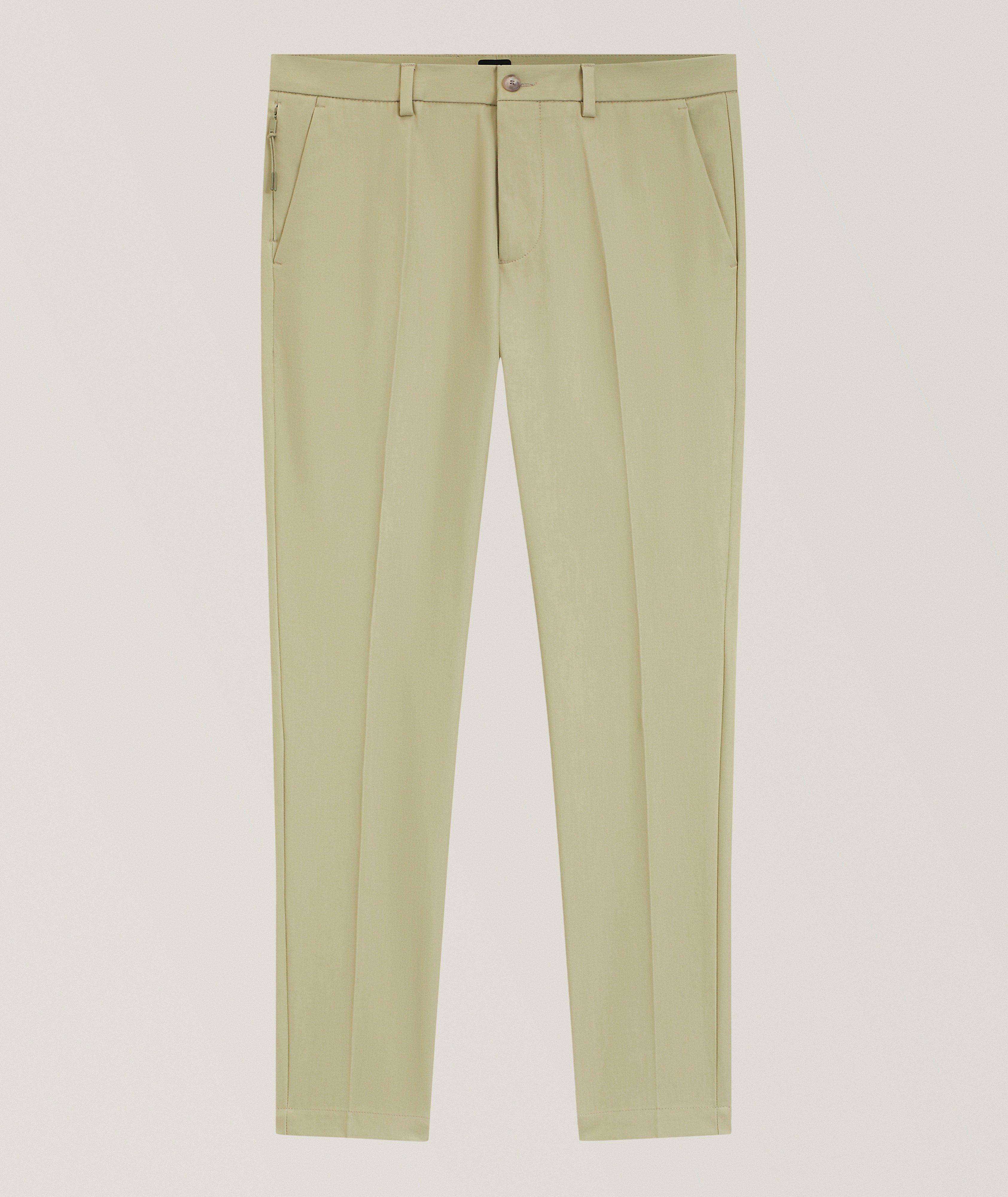 BOSS Slim-Fit Kaiton Stretch-Cotton Pants