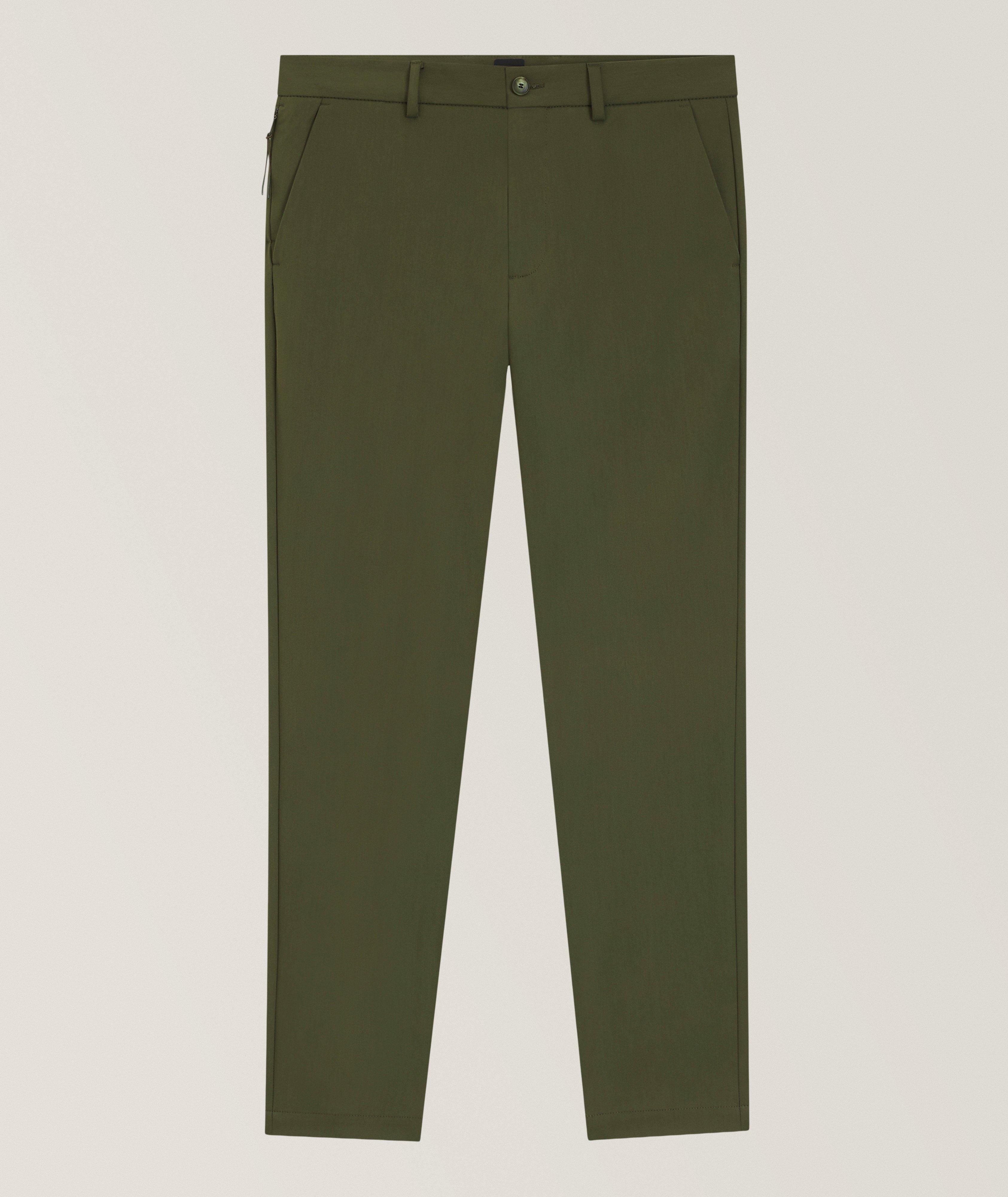 BOSS Slim-Fit Kaiton Stretch-Cotton Pants
