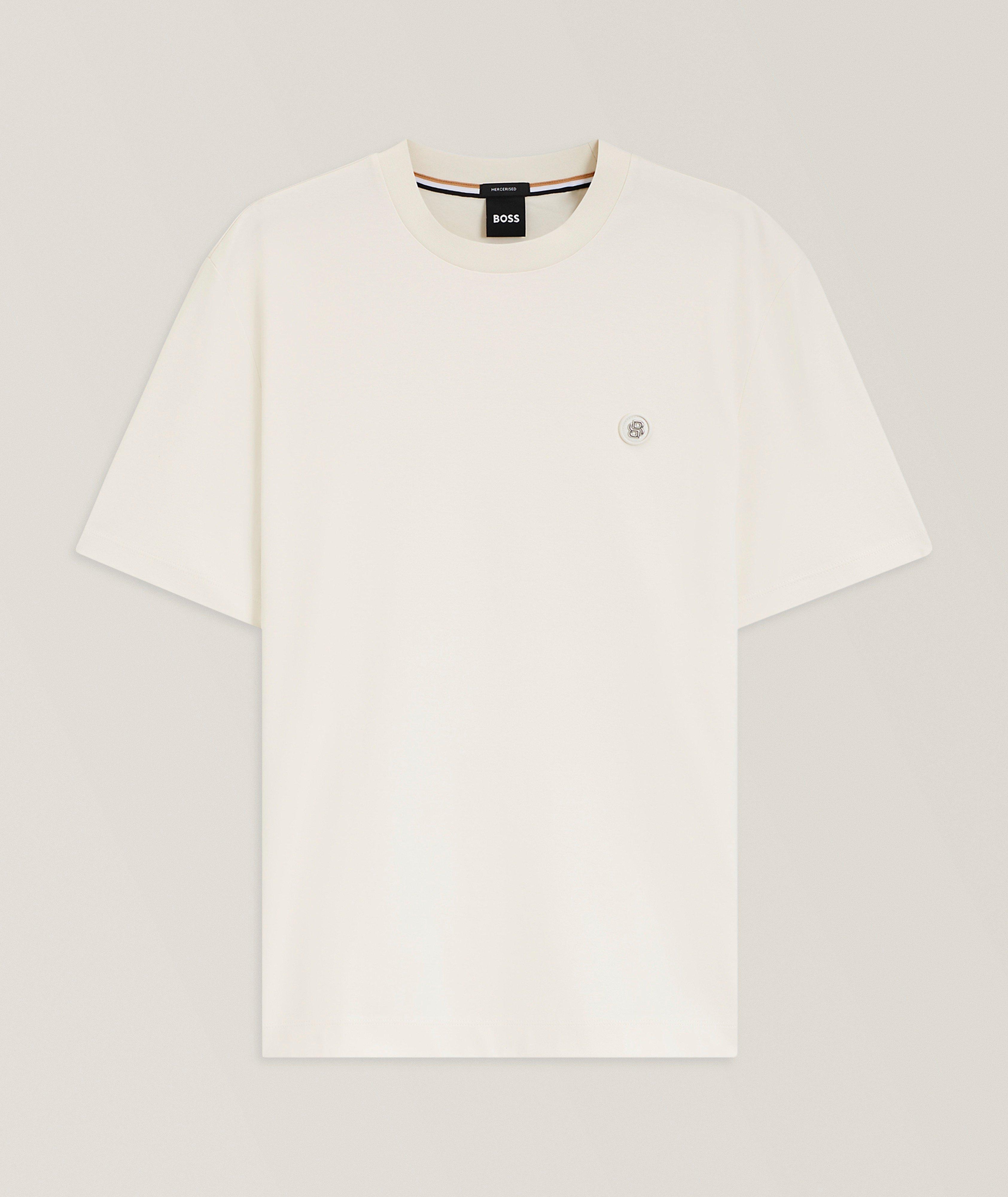 BOSS Taut Mercerized-Cotton Crewneck T-Shirt