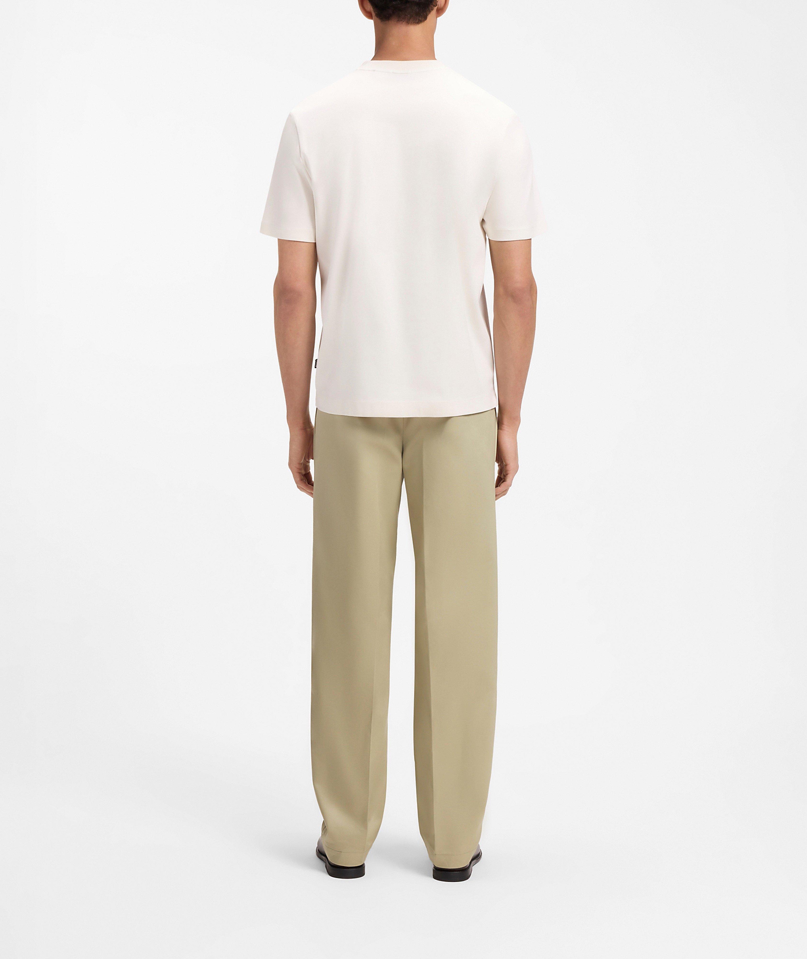 Taut Mercerized-Cotton Crewneck T-Shirt image 2