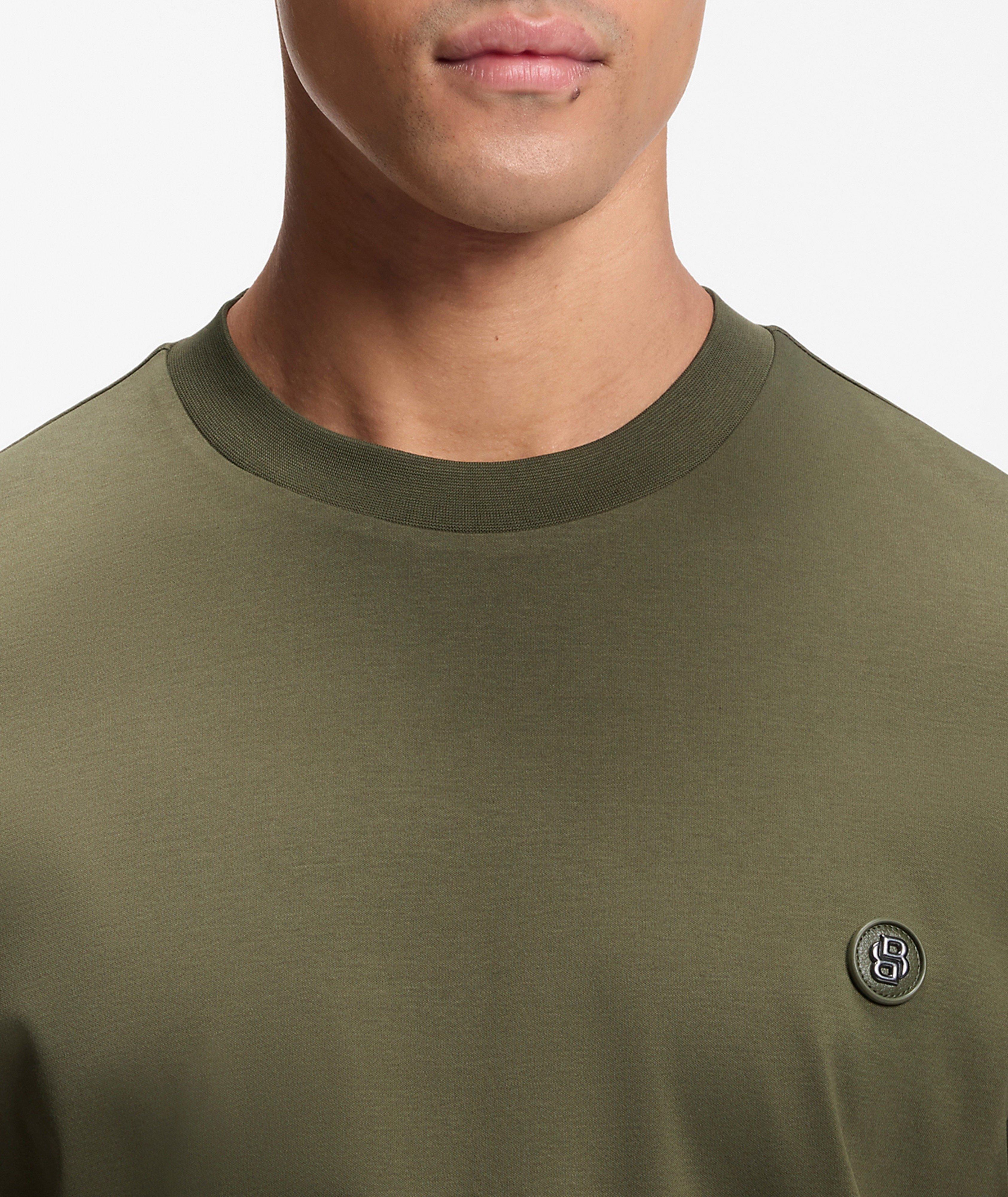 Taut Mercerized-Cotton Crewneck T-Shirt image 3