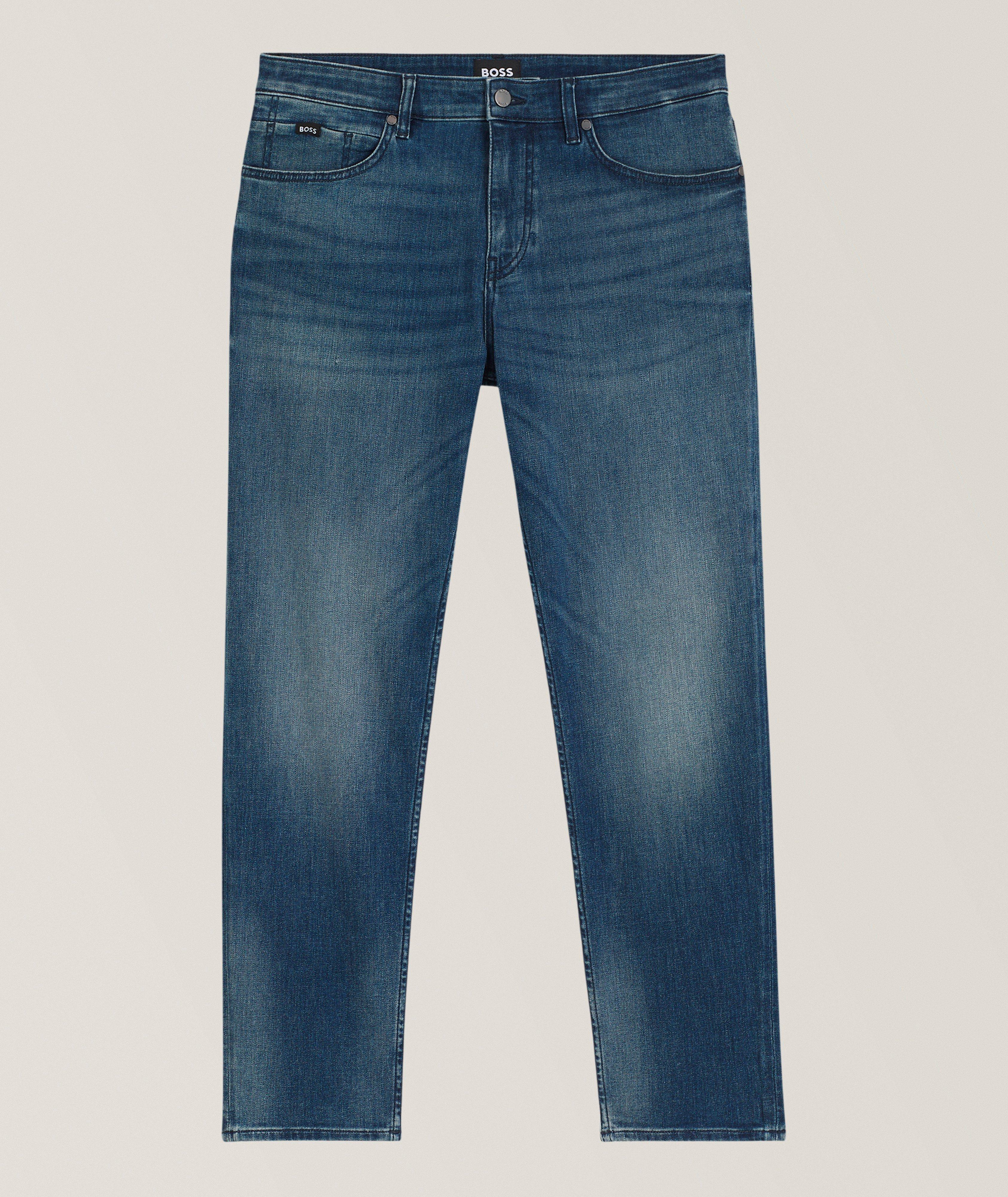 BOSS Maine Tapered Stretch-Denim Jeans 