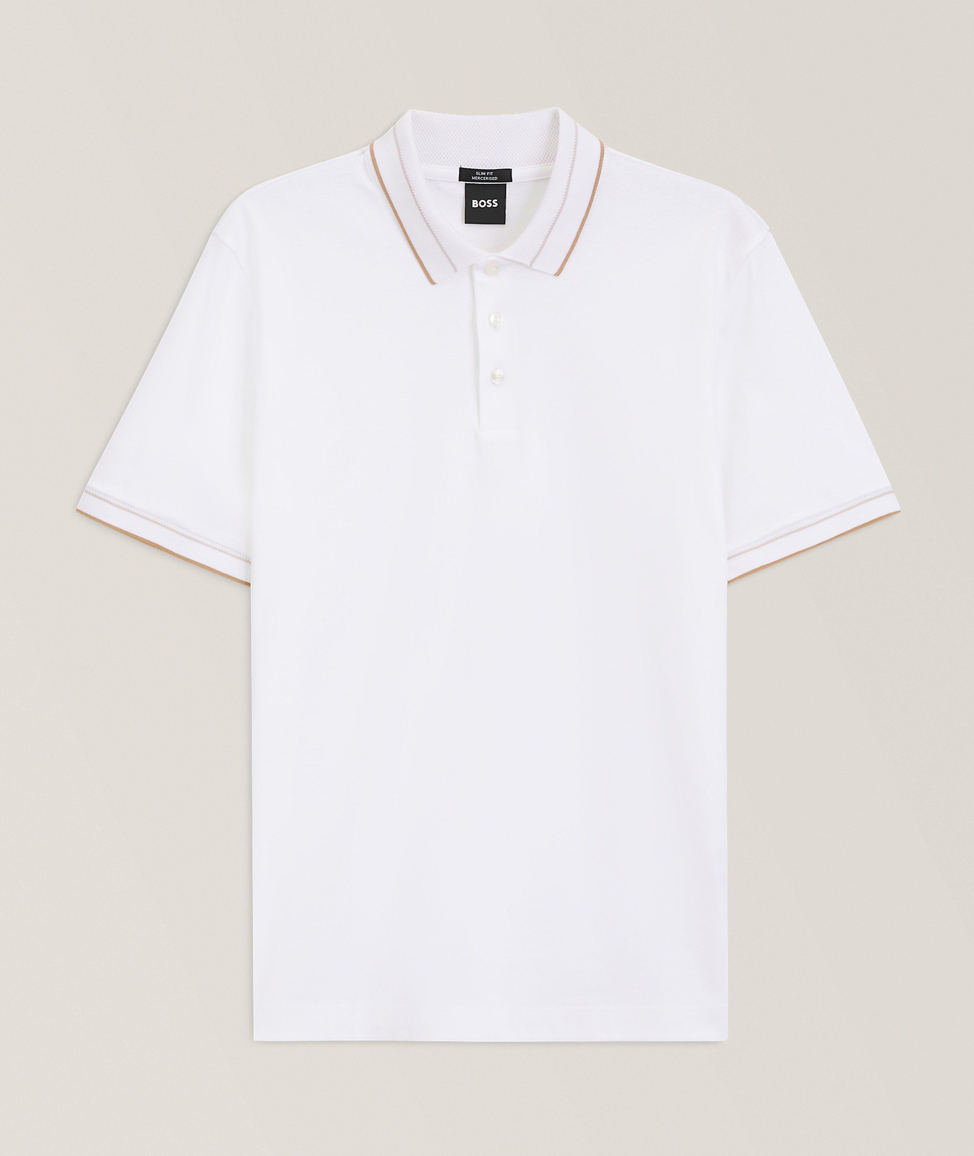 BOSS Phillipson Slim-Fit Mercerized Cotton Polo