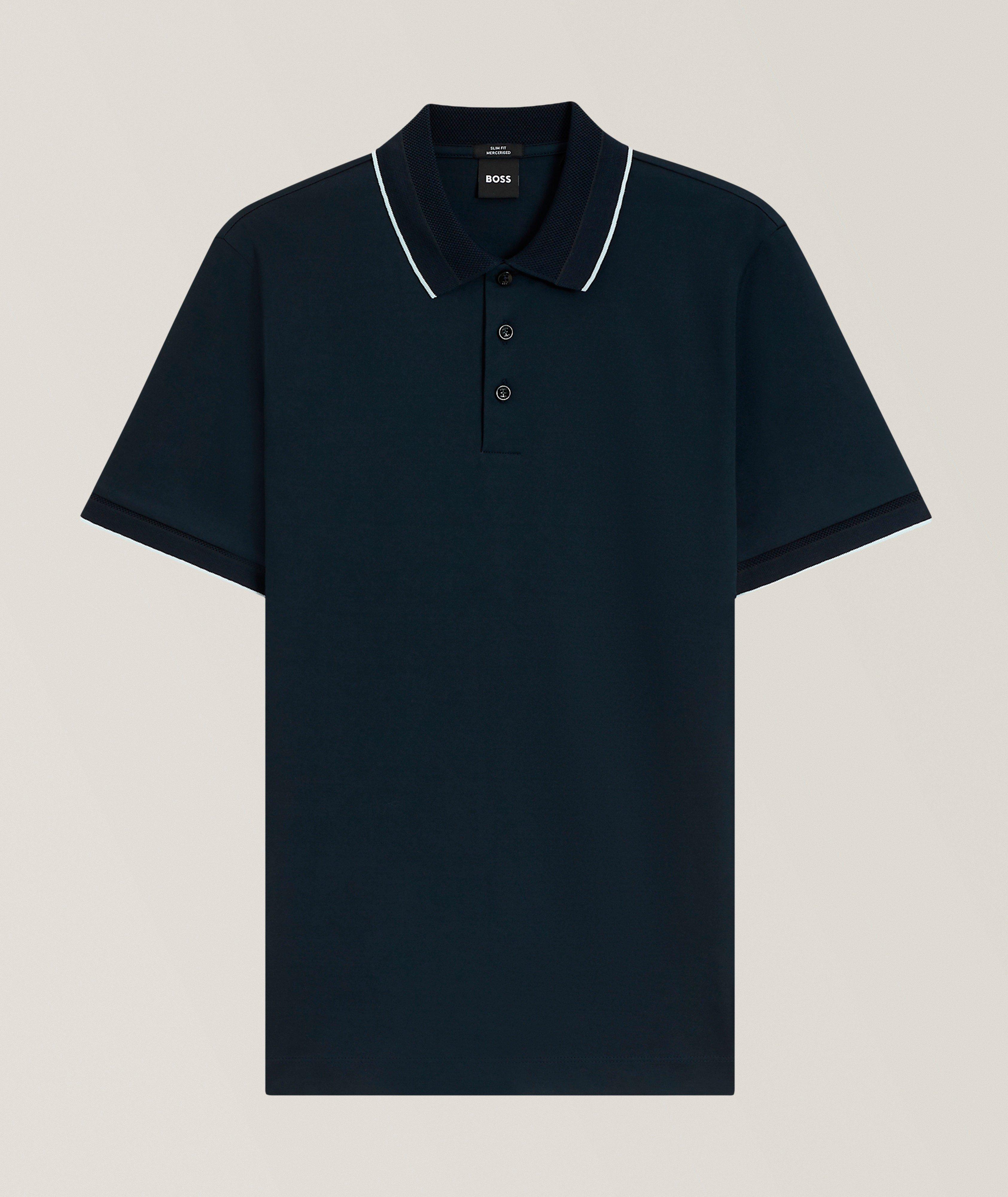 BOSS Phillipson Slim-Fit Mercerized Cotton Polo
