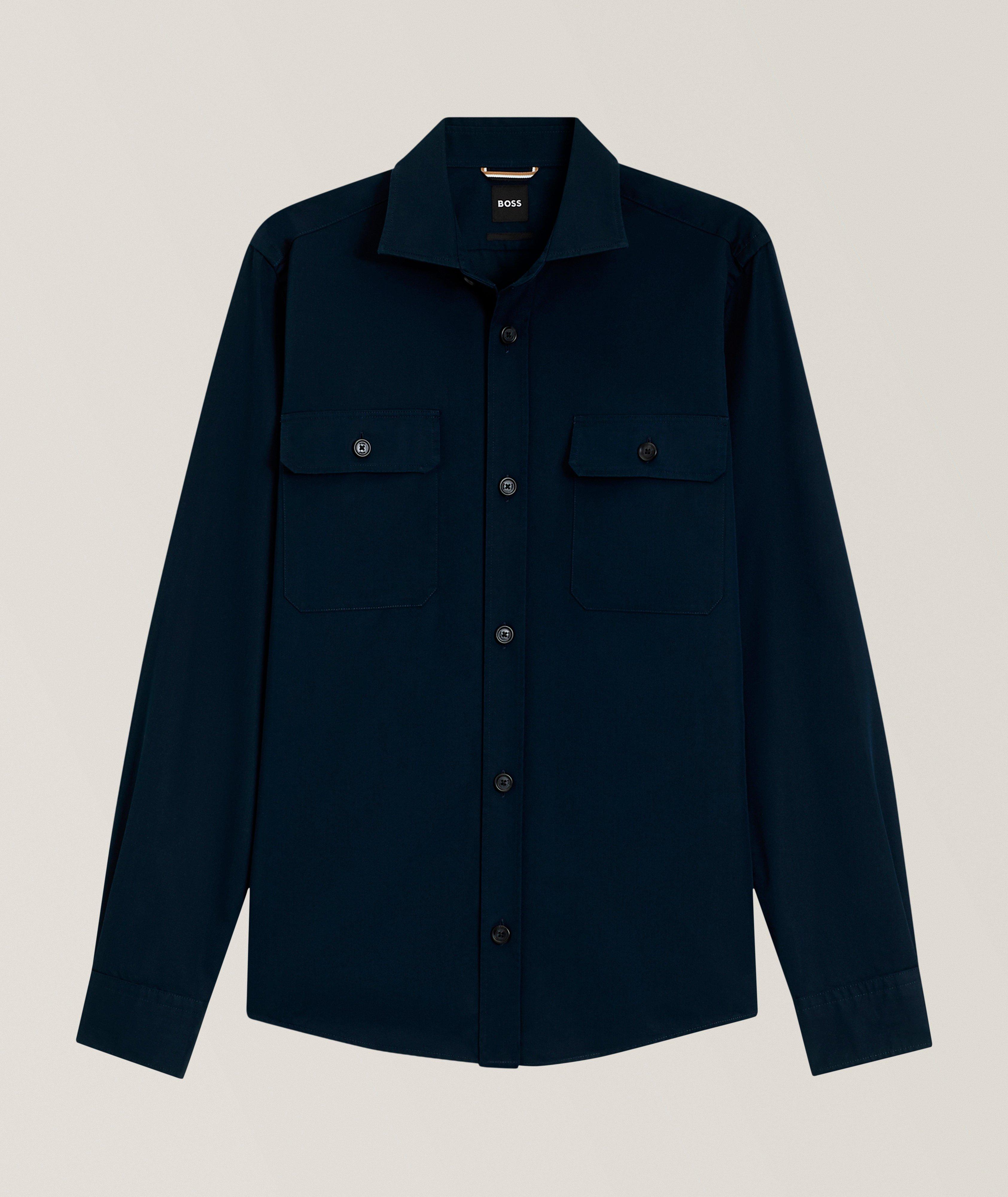 BOSS Rob Cotton Twill Shirt