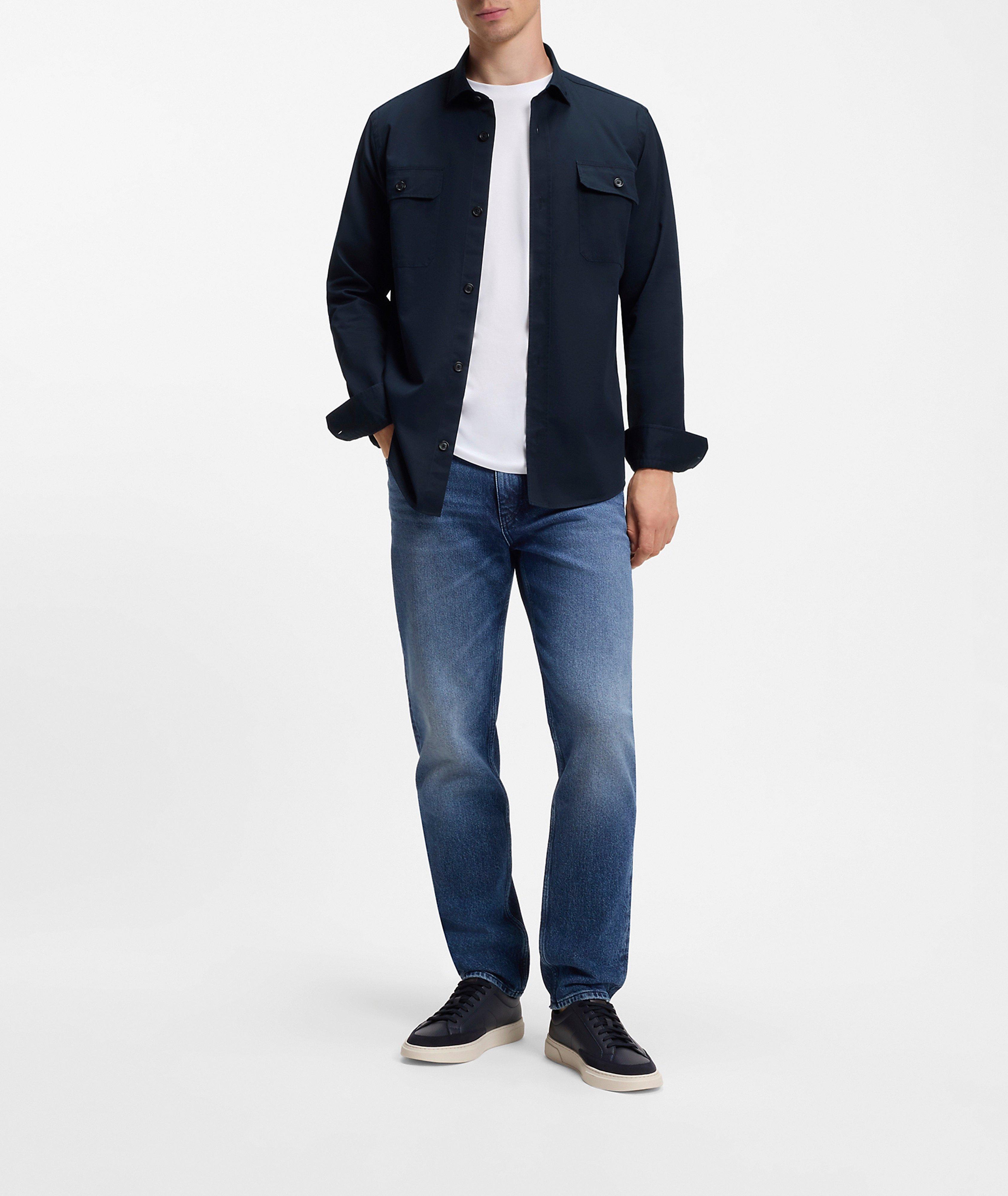 Chemise sergé coton Rob image 5