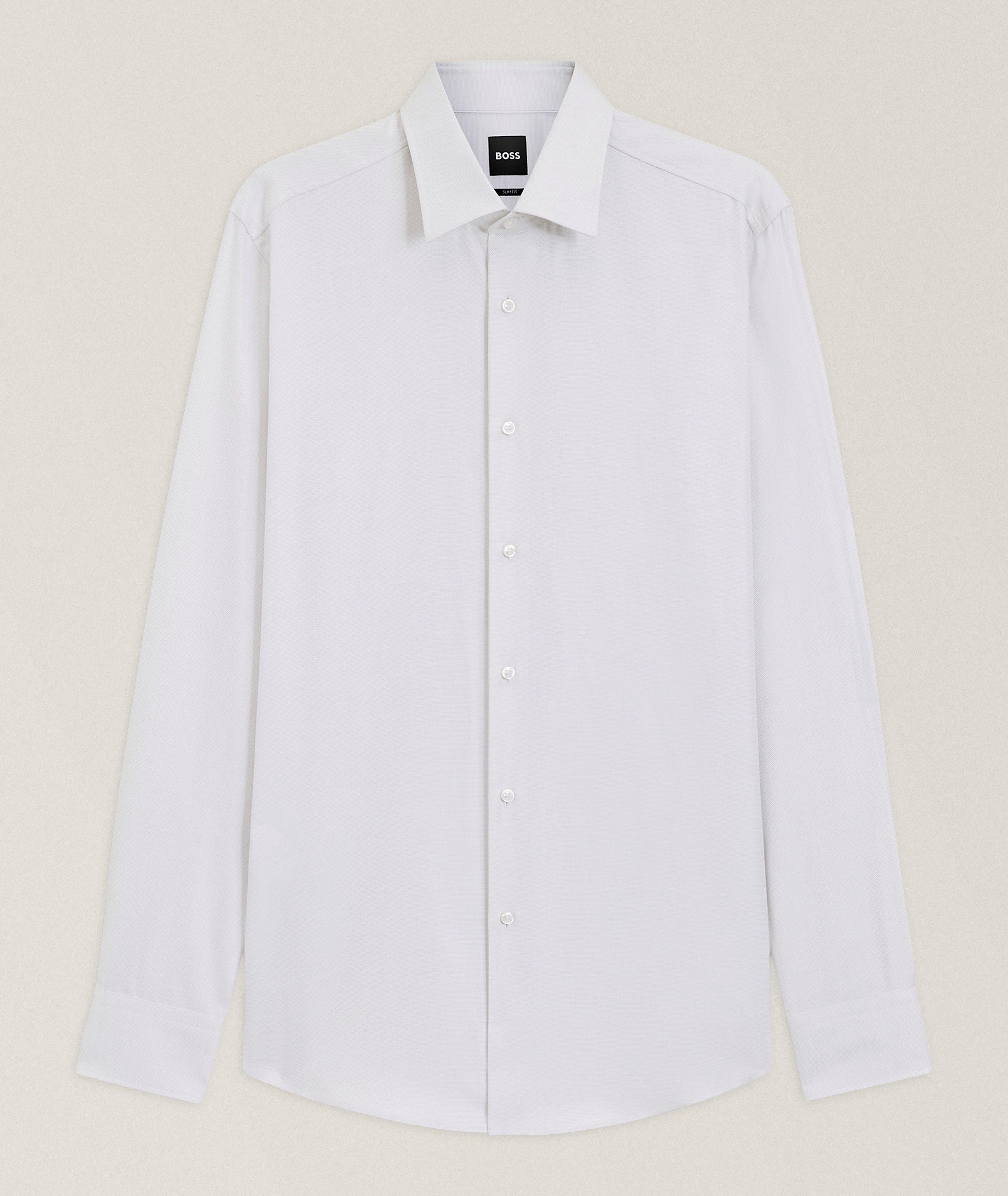 BOSS Slim-Fit Hank Cotton Dress Shirt