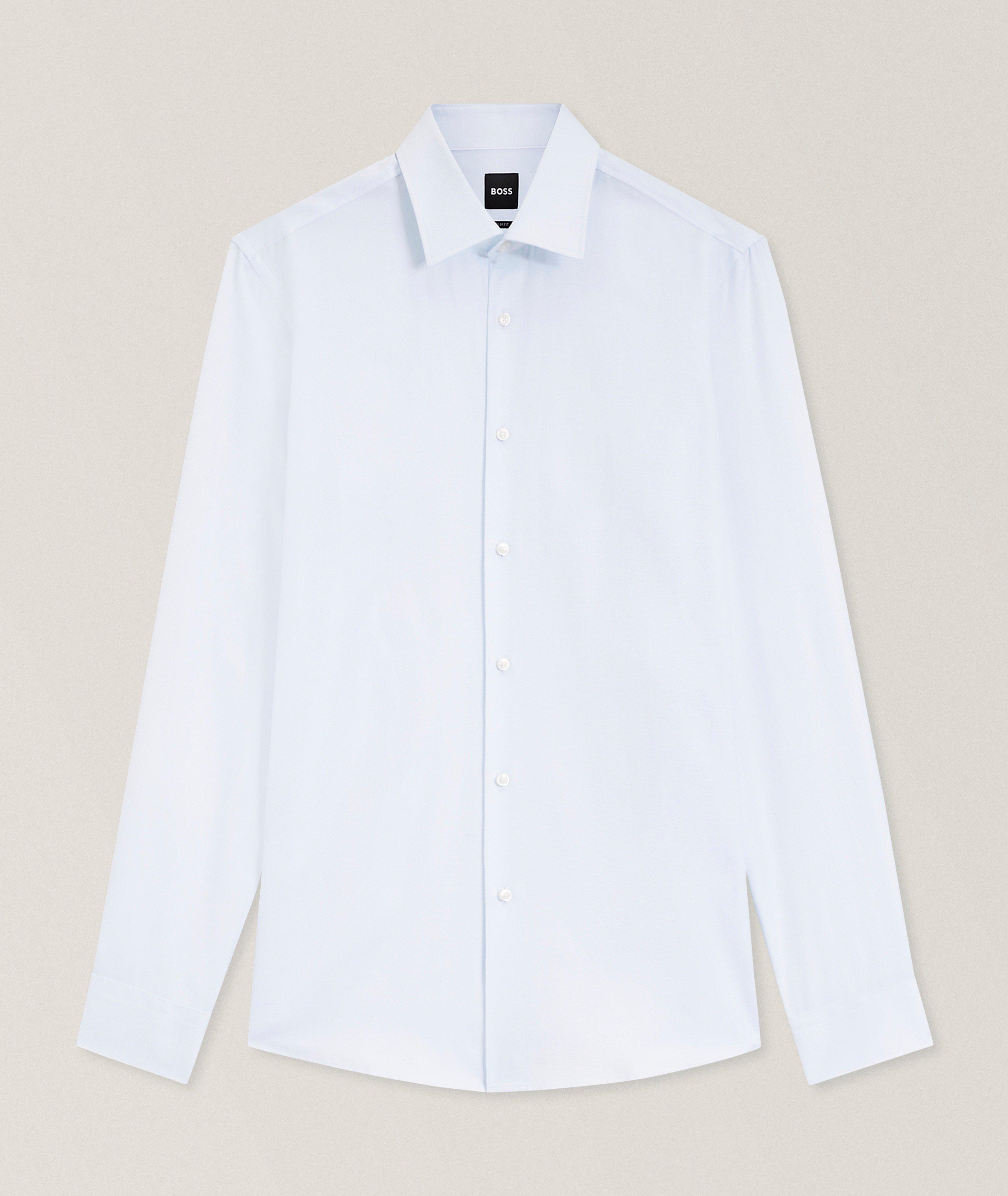 BOSS Hank Slim-Fit Cotton Dress Shirt