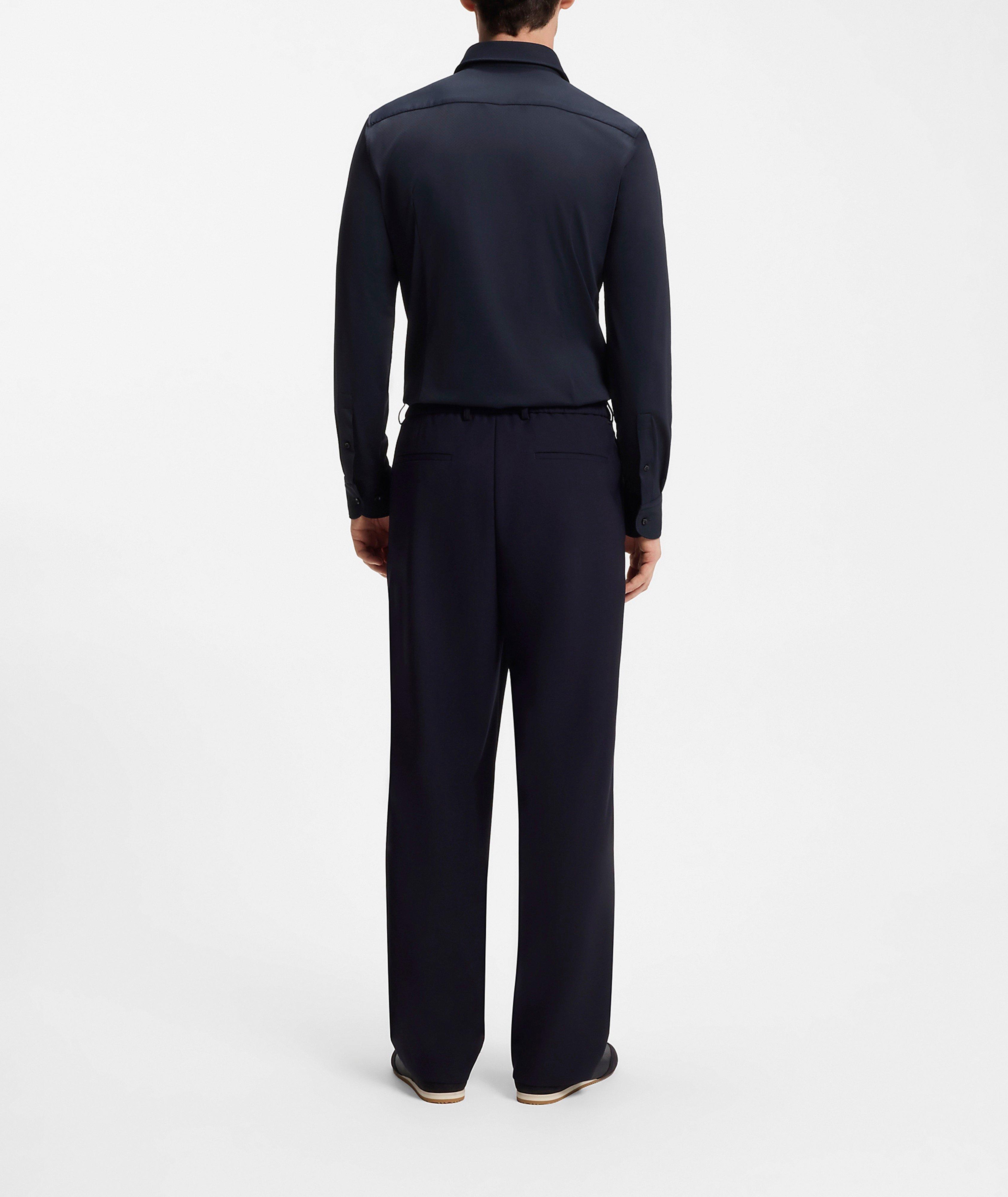 Slim-Fit Hank Stretch-Jersey Dress Shirt image 2