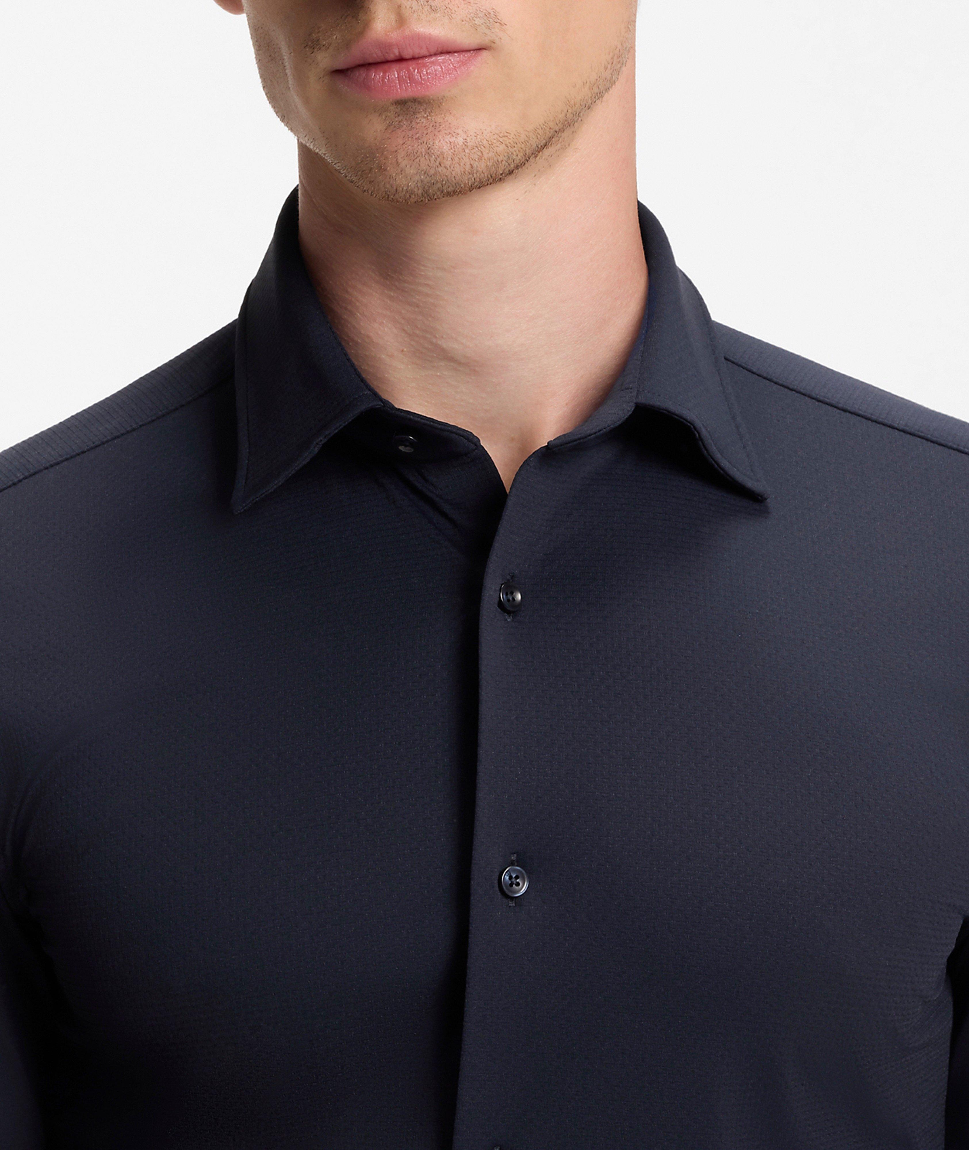 Slim-Fit Hank Stretch-Jersey Dress Shirt image 3