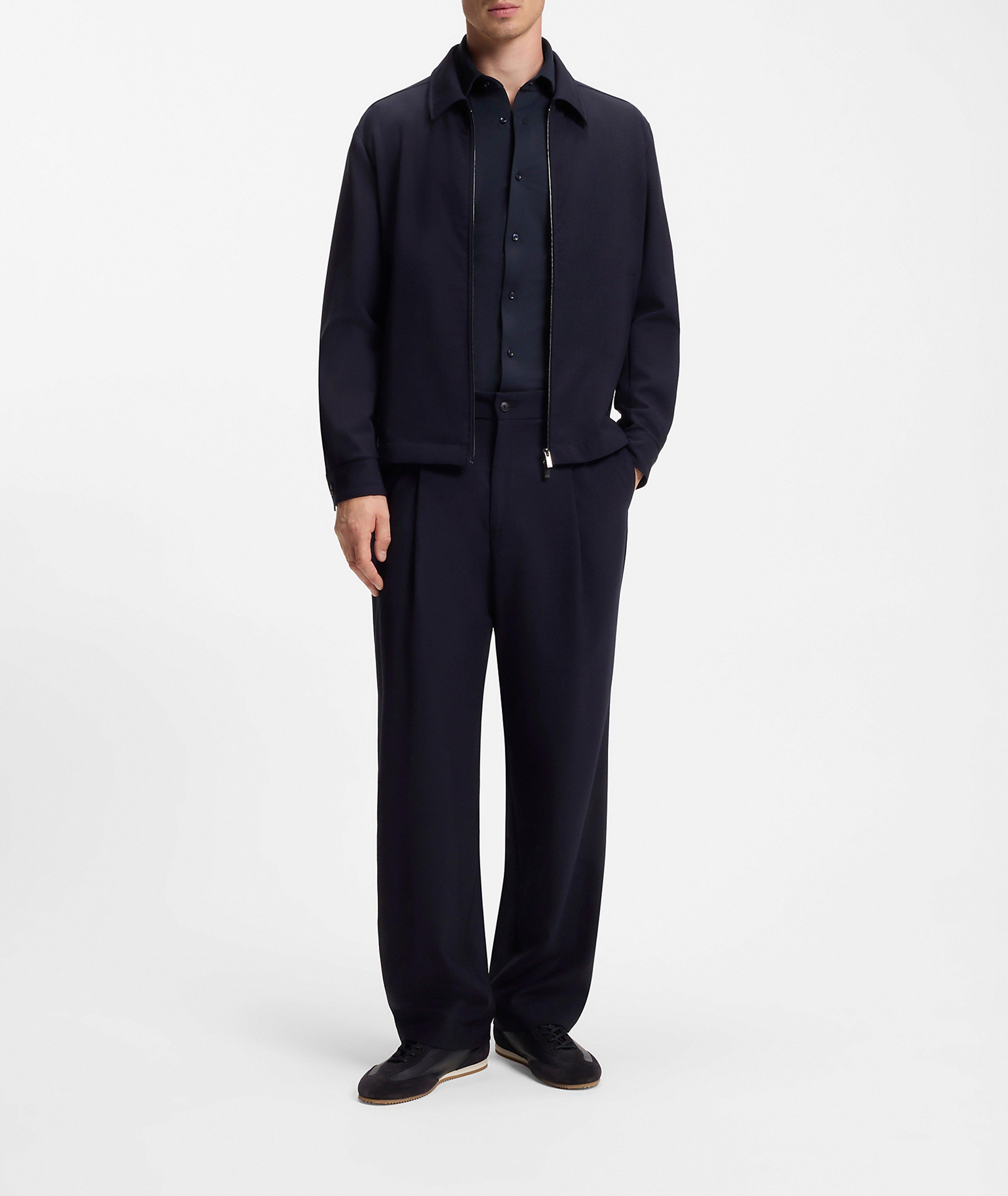 Slim-Fit Hank Stretch-Jersey Dress Shirt image 5