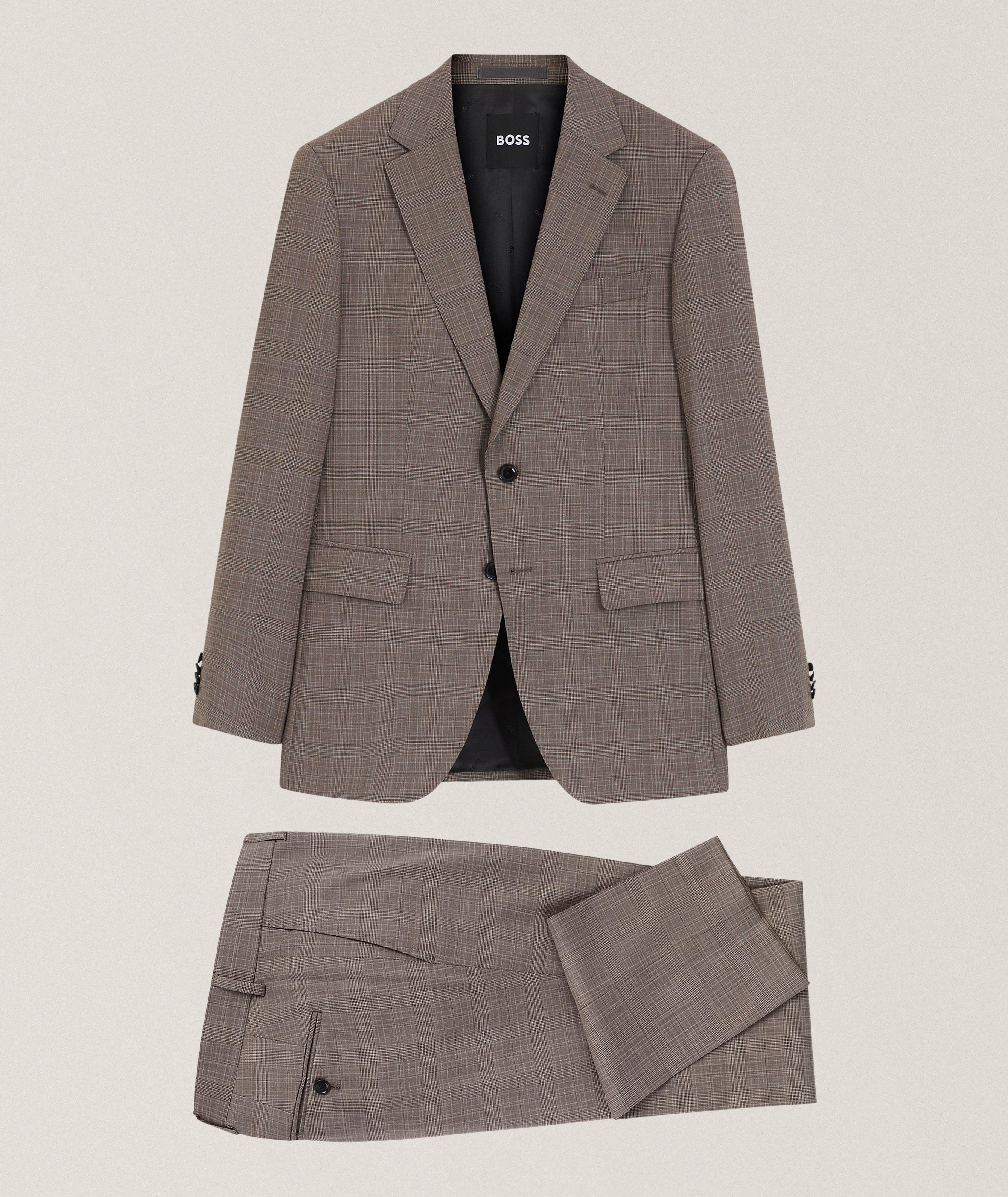 BOSS Slim-Fit Stretch-Wool Suit  