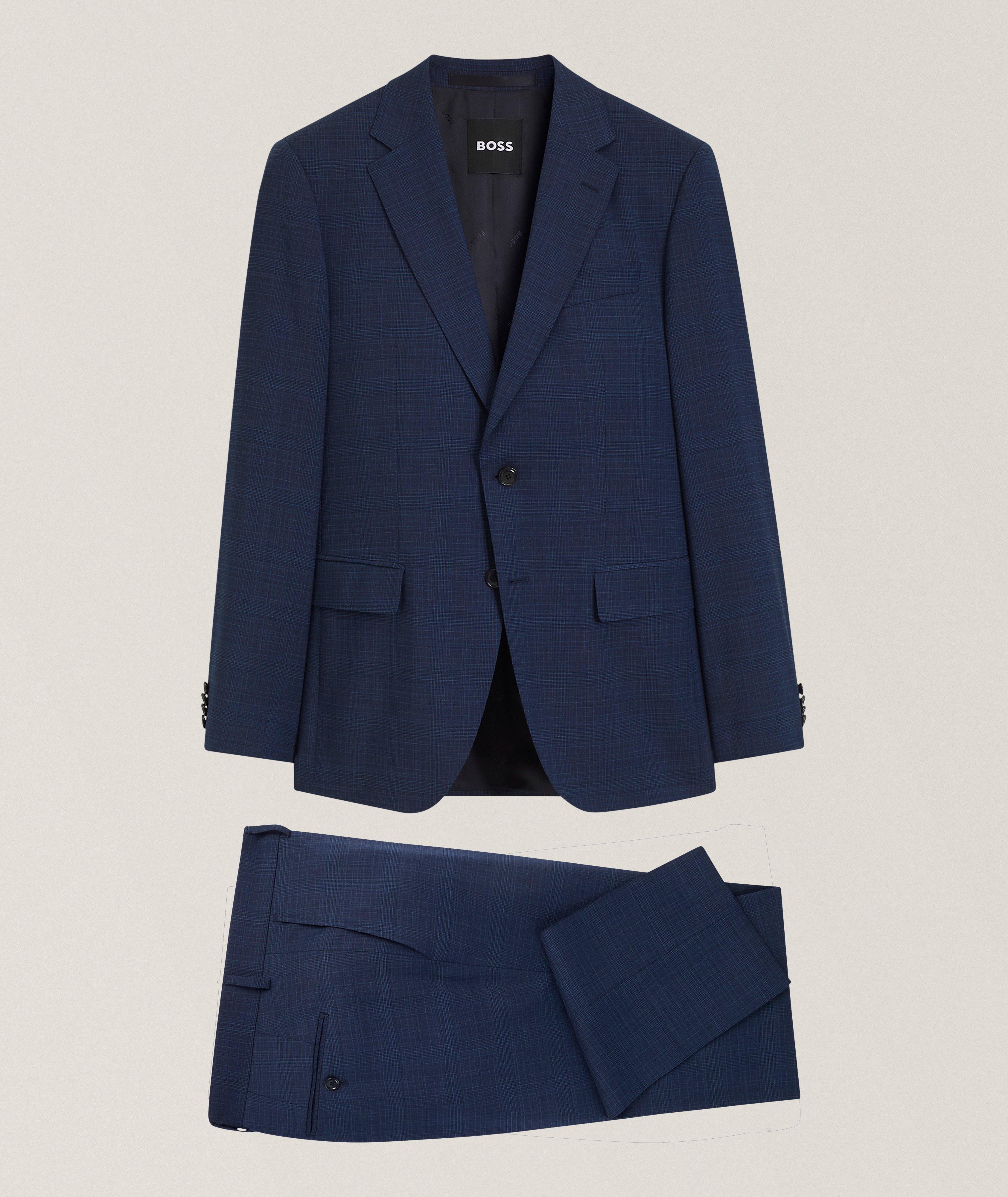 BOSS Slim-Fit Stretch-Wool Suit  