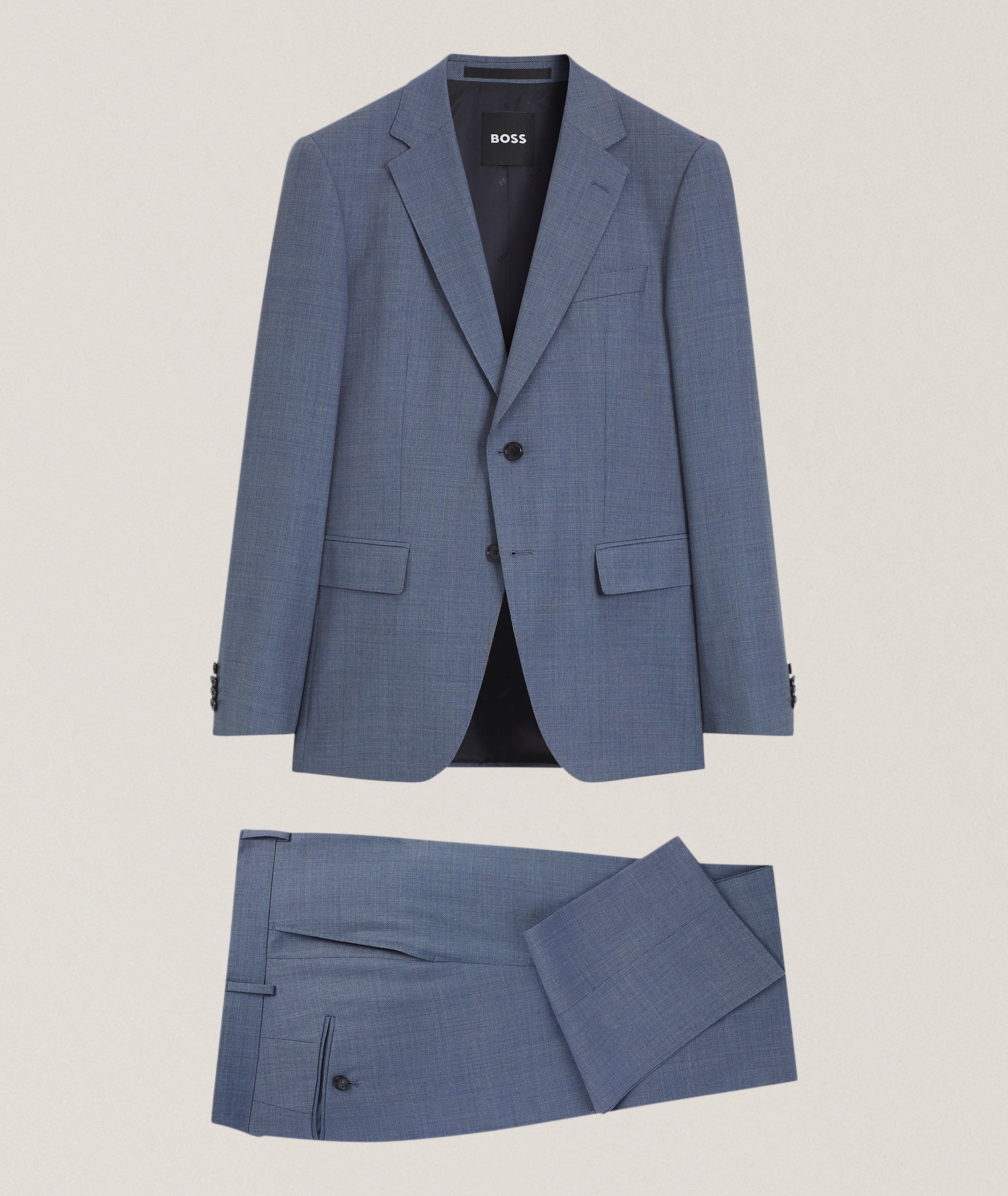 BOSS Slim-Fit Stretch-Wool Suit  