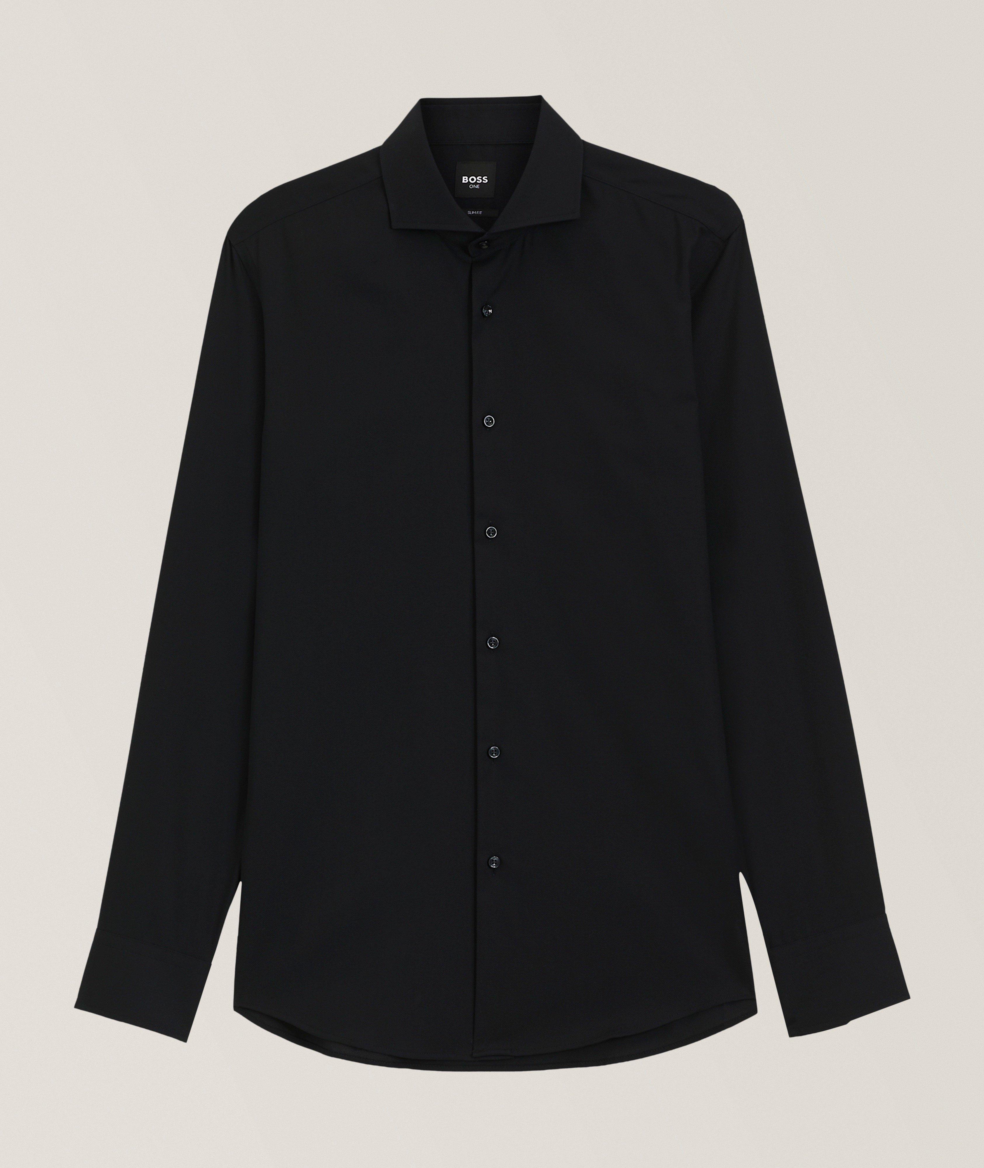 BOSS Slim-Fit Hank Oxford Cotton Dress Shirt
