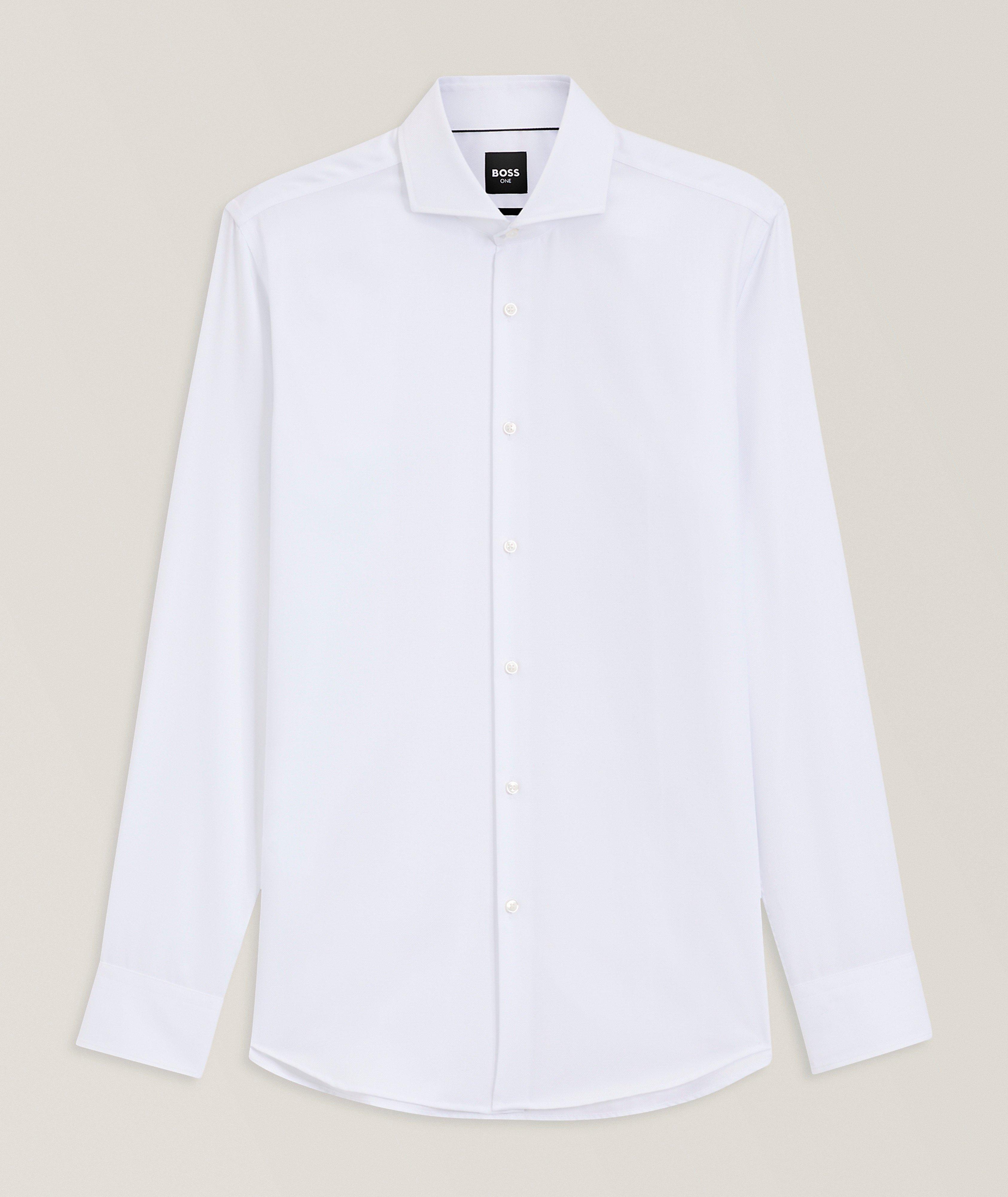 Hank Slim-Fit Oxford Cotton Dress Shirt image 0