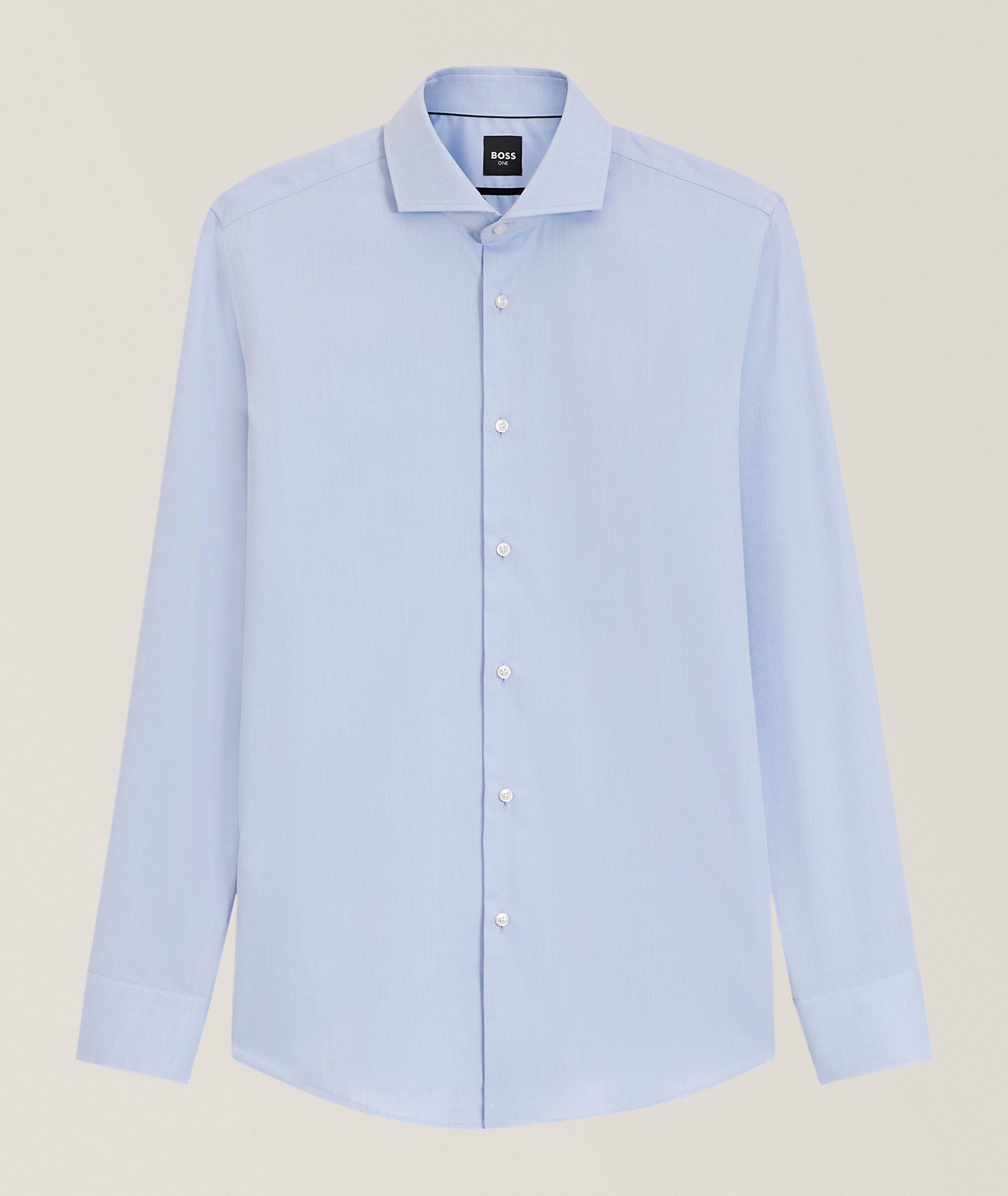 BOSS Slim-Fit Hank Oxford Cotton Dress Shirt