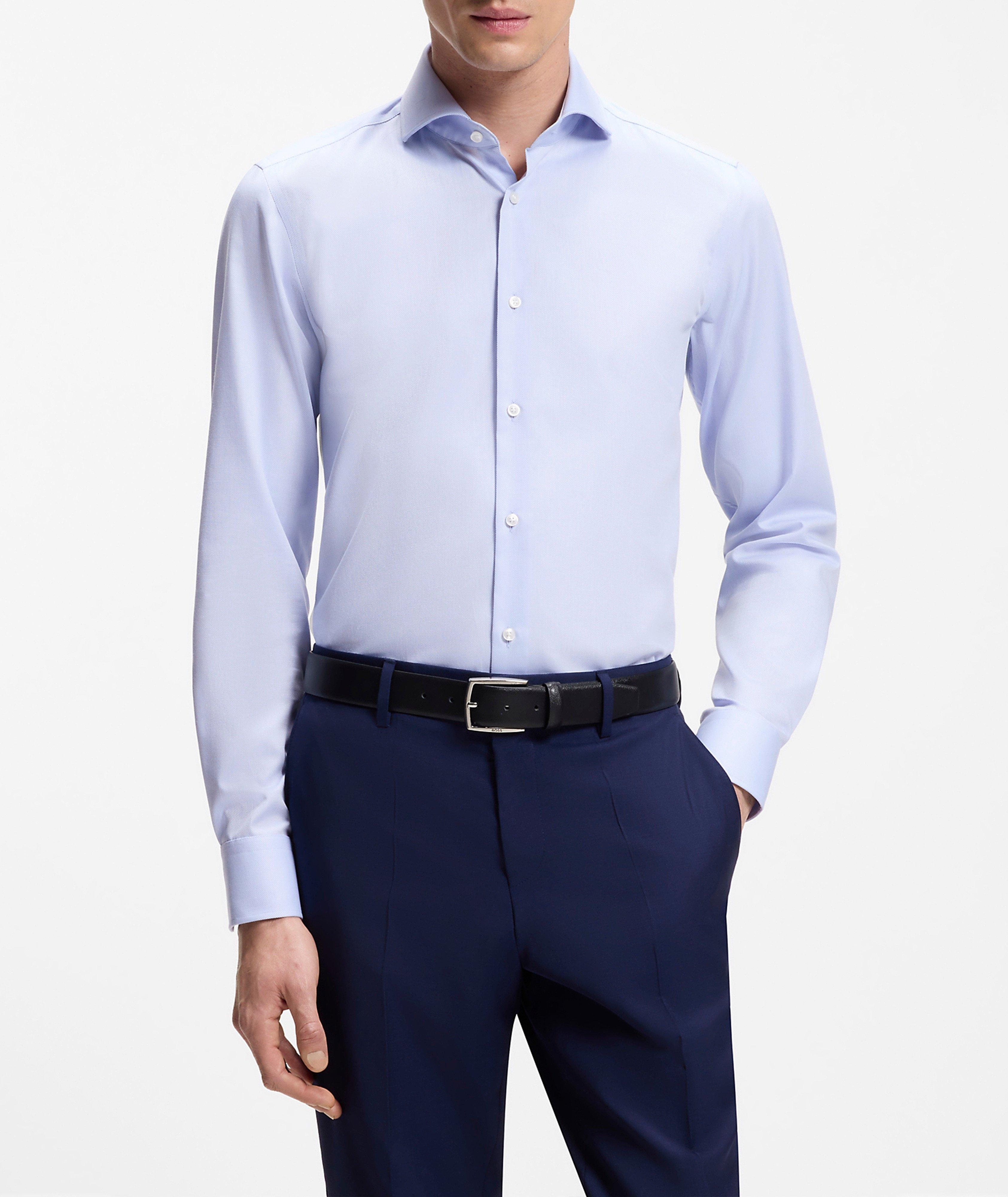 Slim-Fit Hank Oxford Cotton Dress Shirt image 1