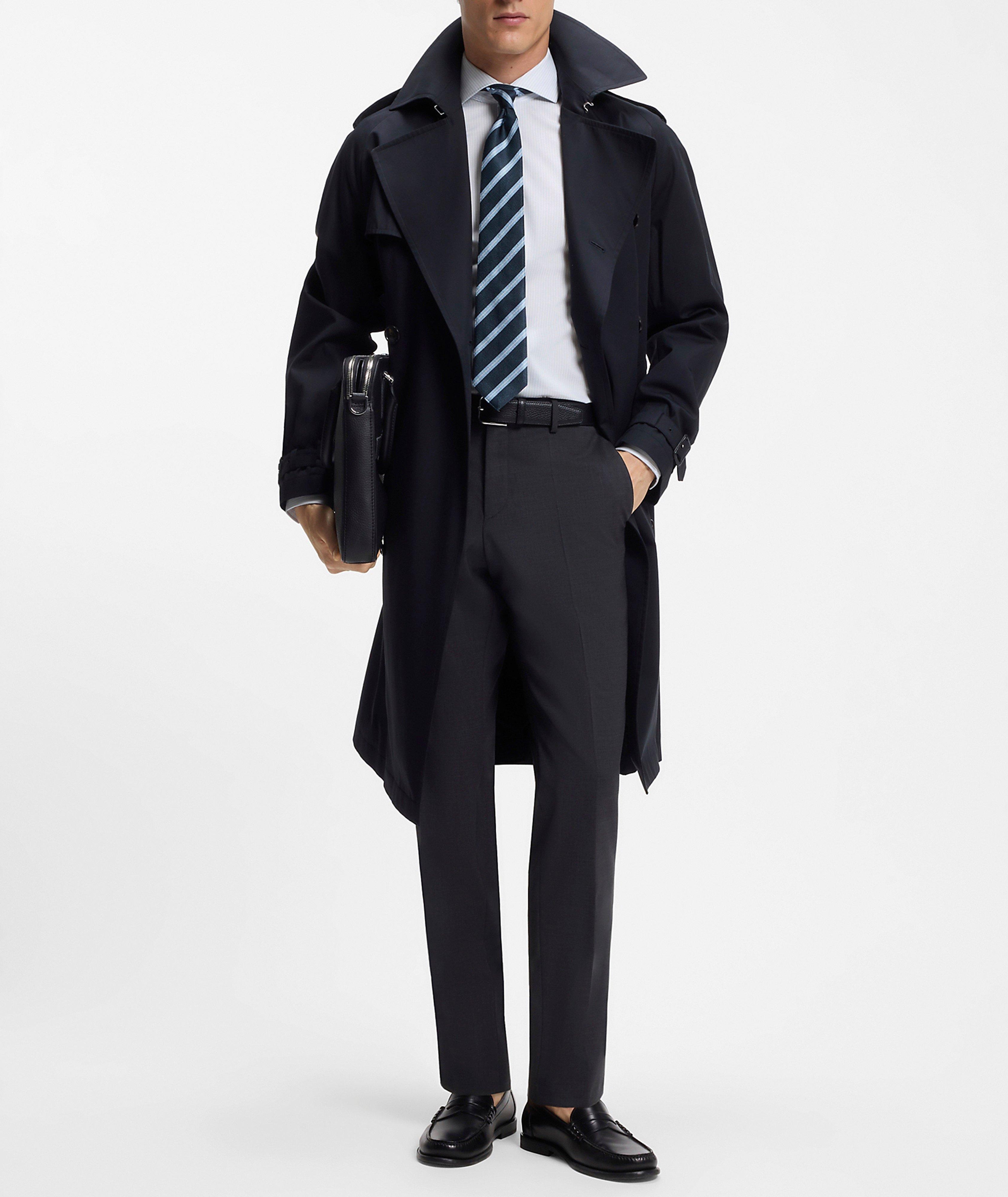 Chemise habillée coton rayé Hank coupe-ajustée image 4