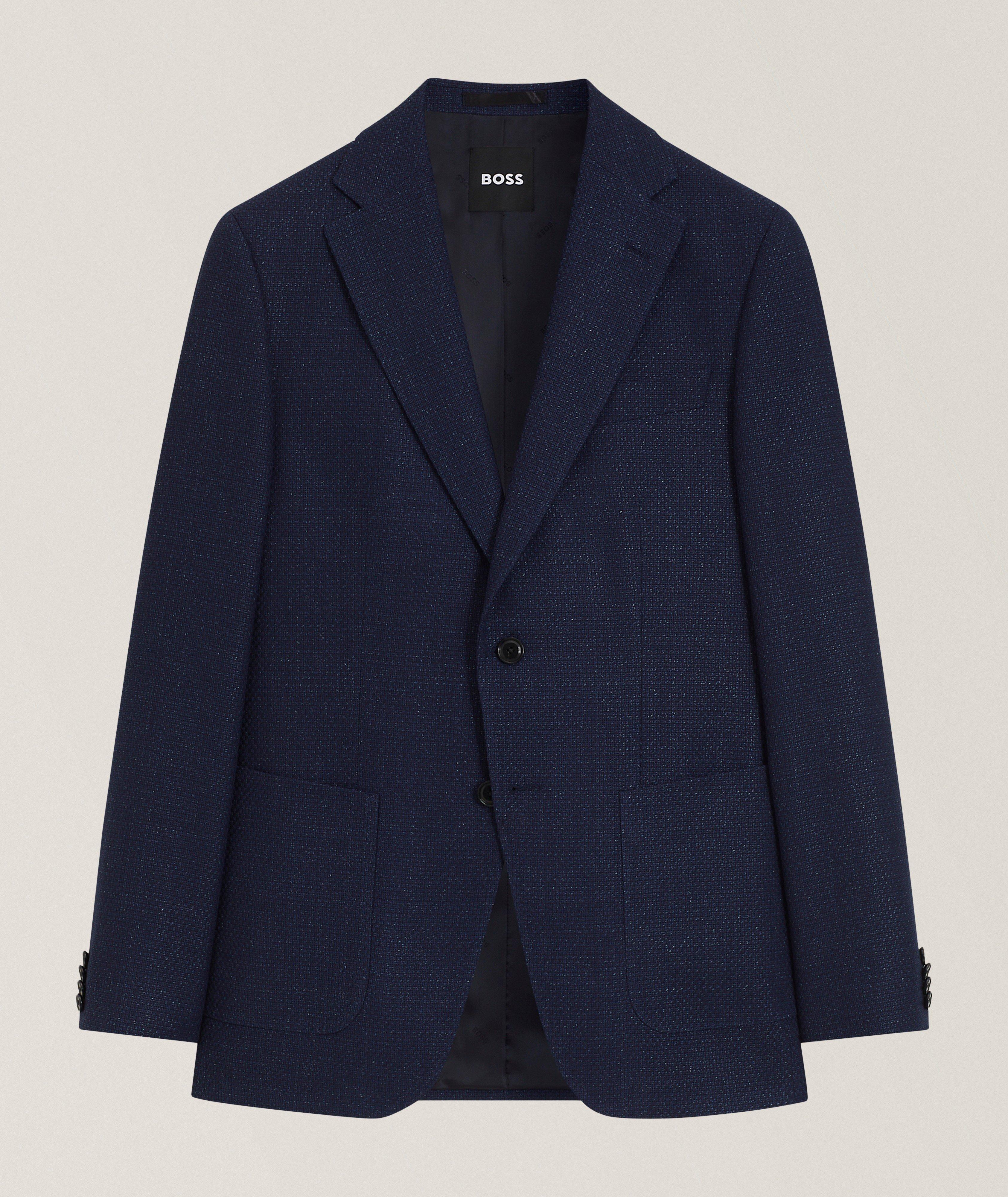 BOSS Hutson Slim-Fit Wool-Blend Sport Jacket