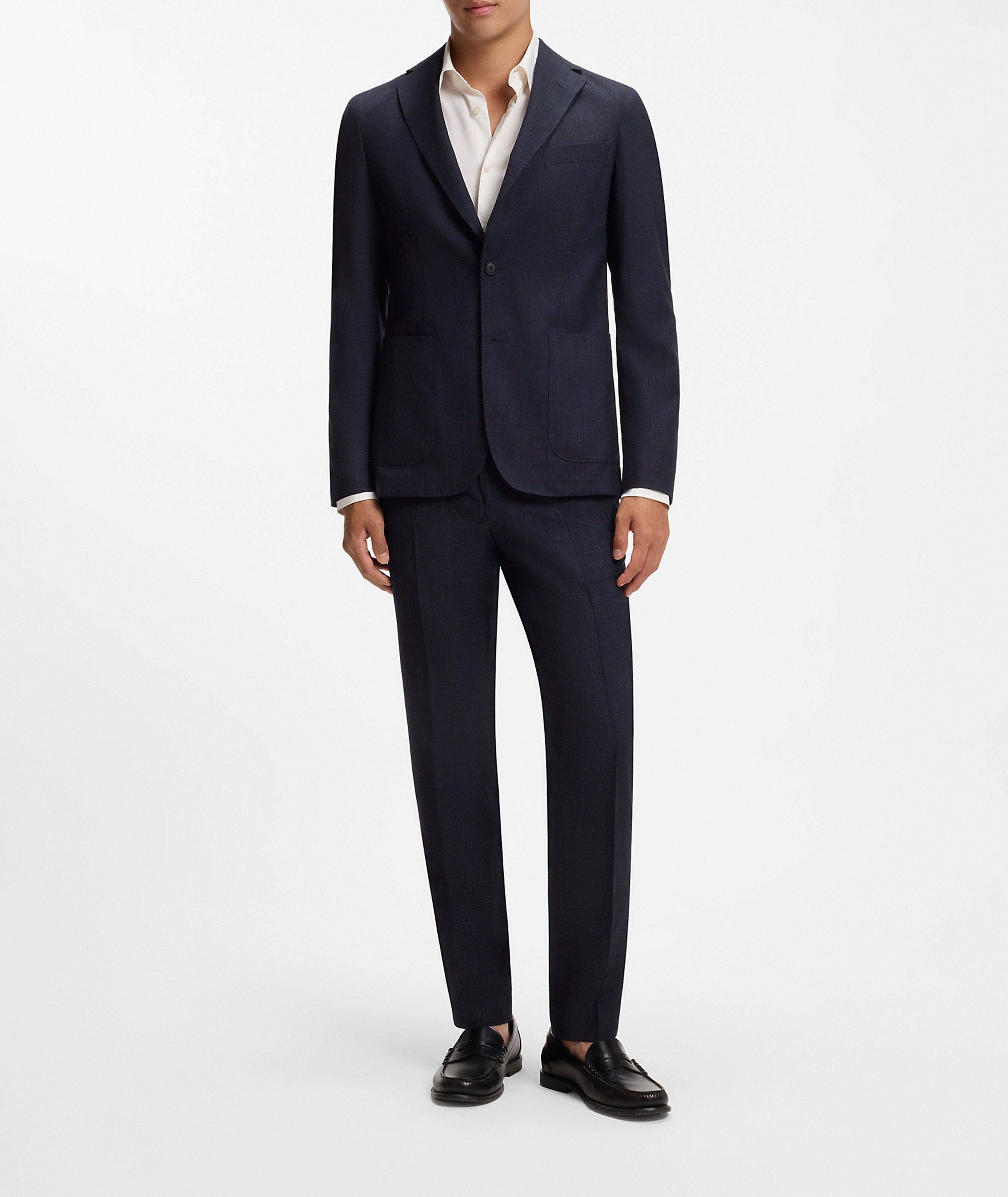 Slim-Fit Wool-Linen Pants image 5
