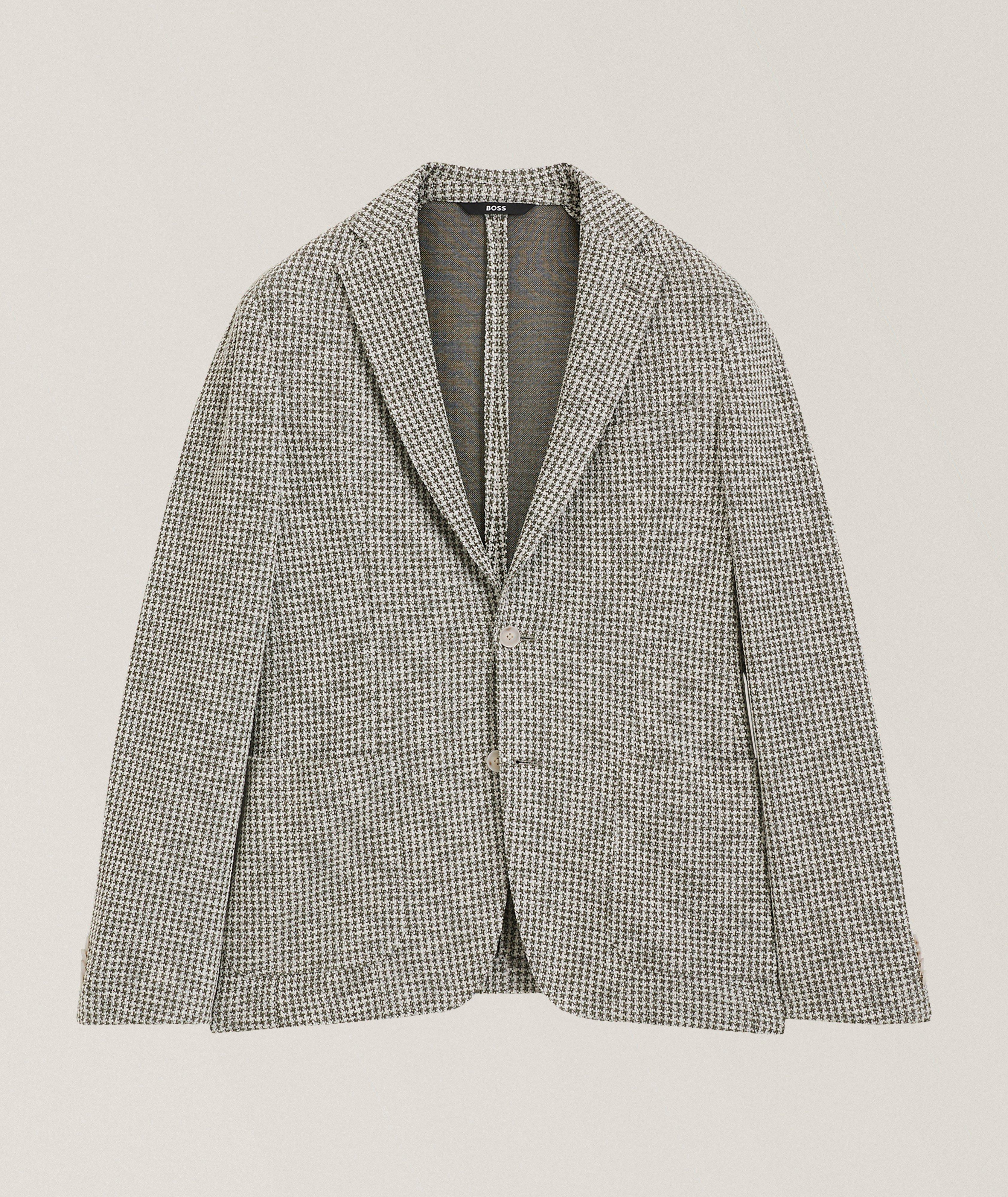 BOSS Hanry Slim-Fit Houndstooth Sport Jacket