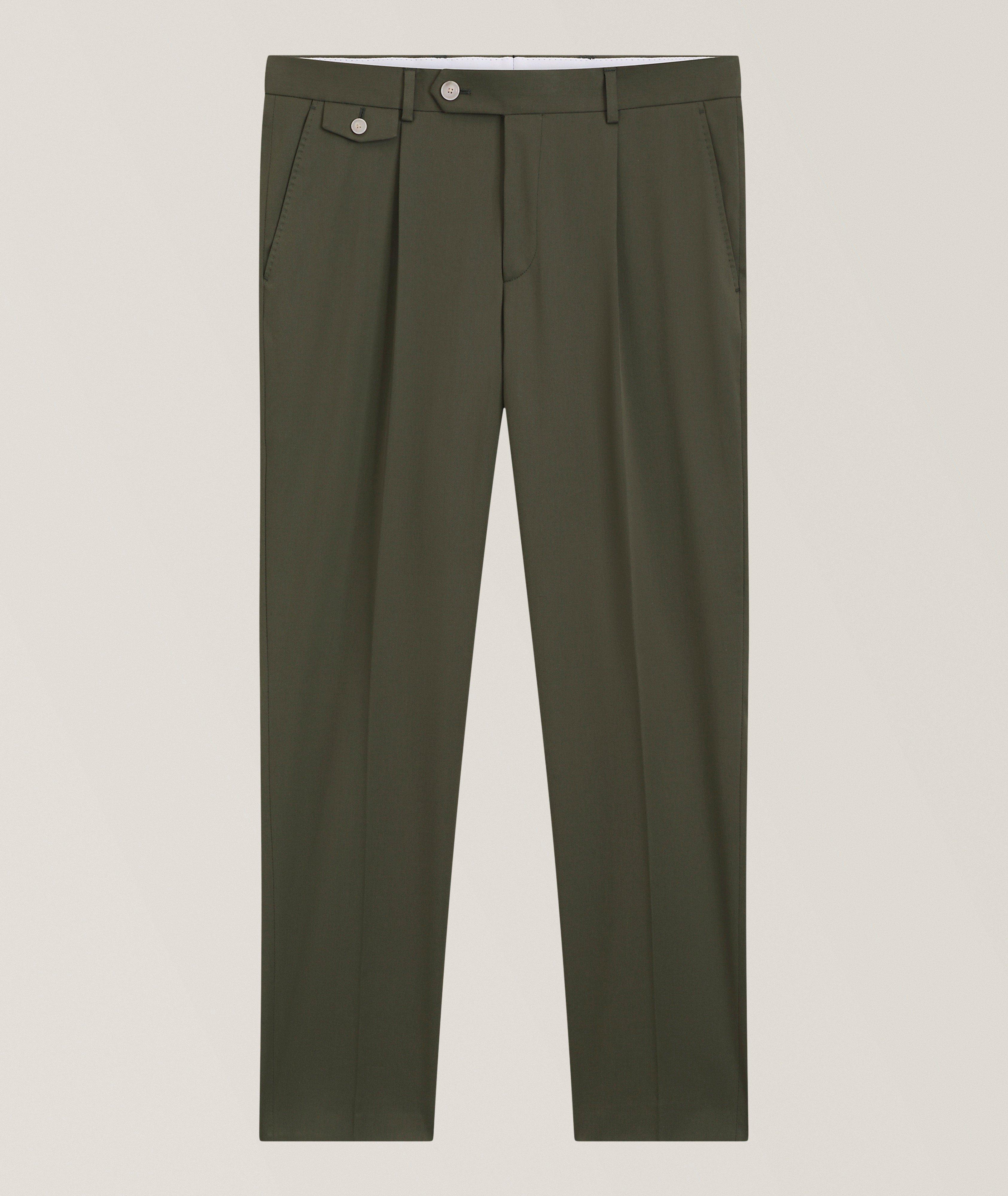 BOSS Perin Tapered Cotton-Blend Dress Pants