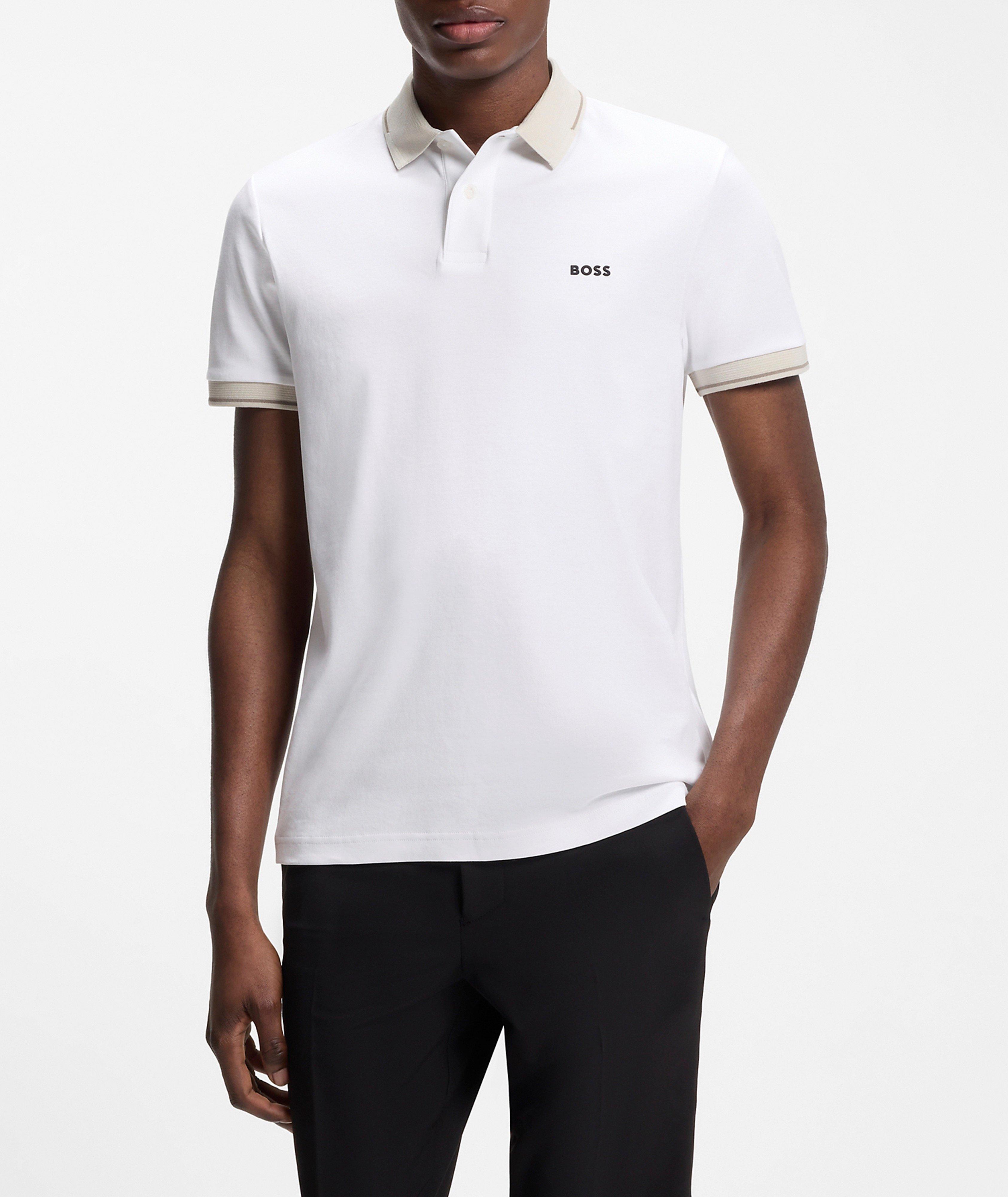 Slim-Fit Cotton Polo  image 1