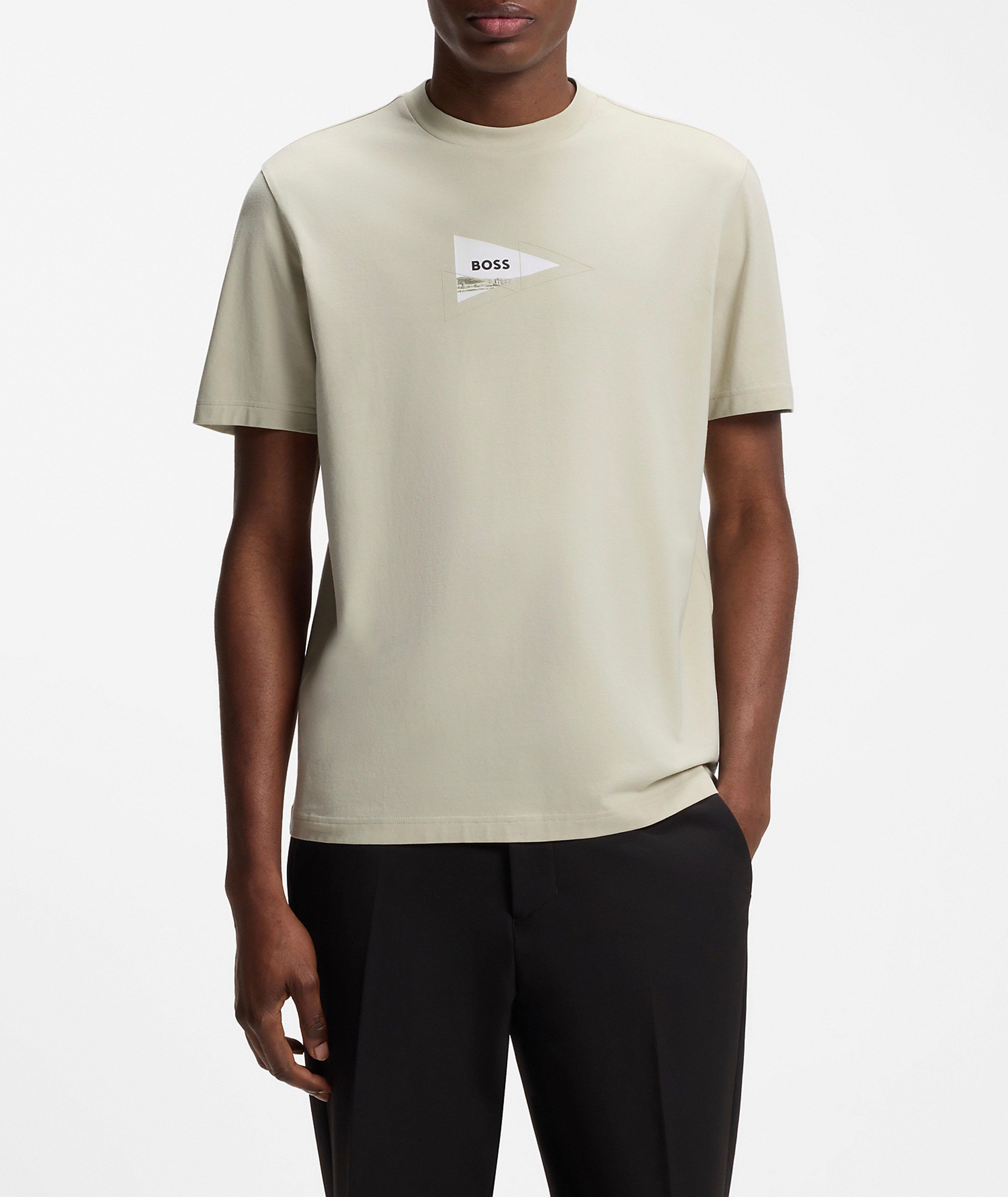 Photoprint Stretch-Cotton T-Shirt image 1
