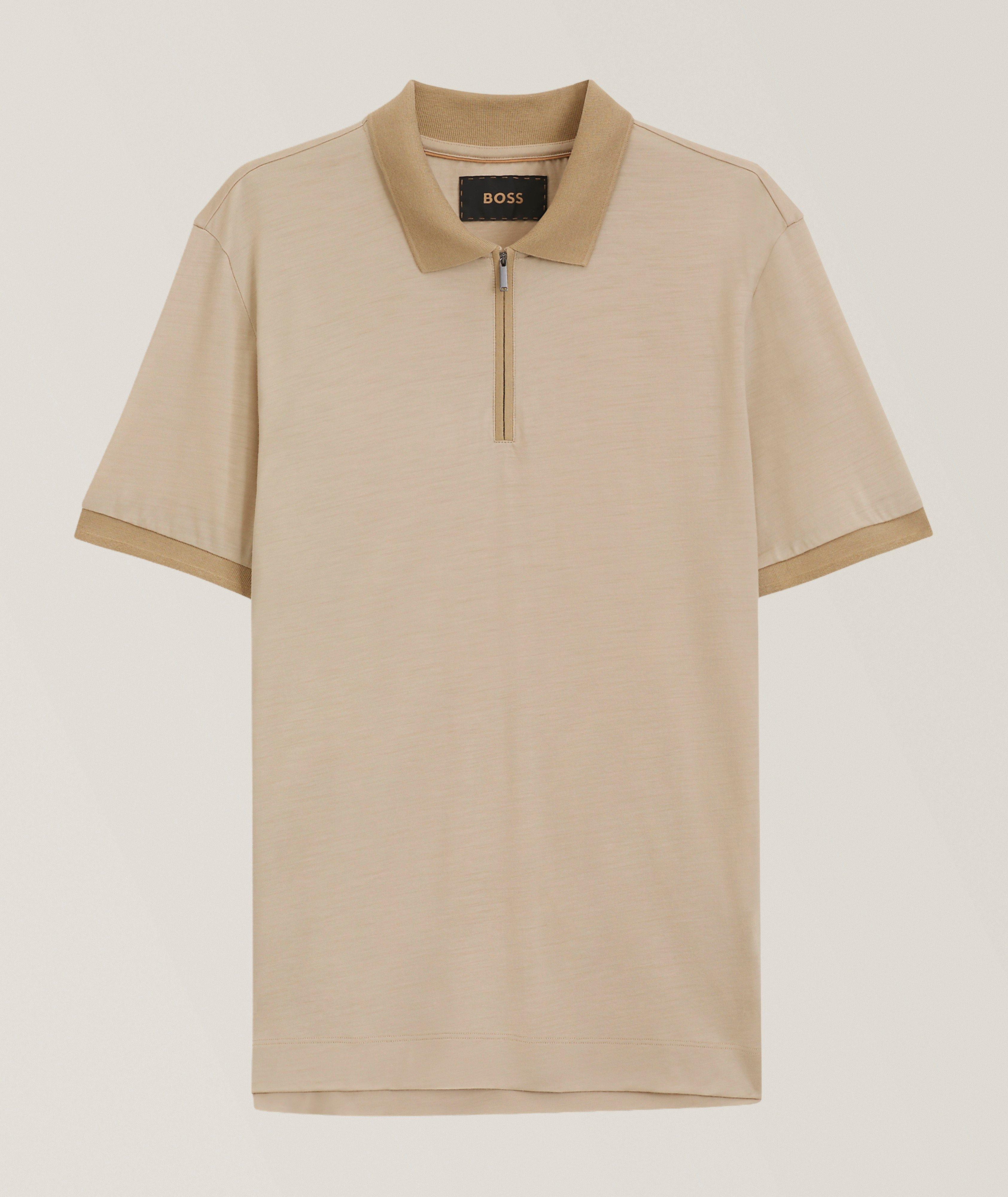 BOSS Polo quart-zippé laine Payrot