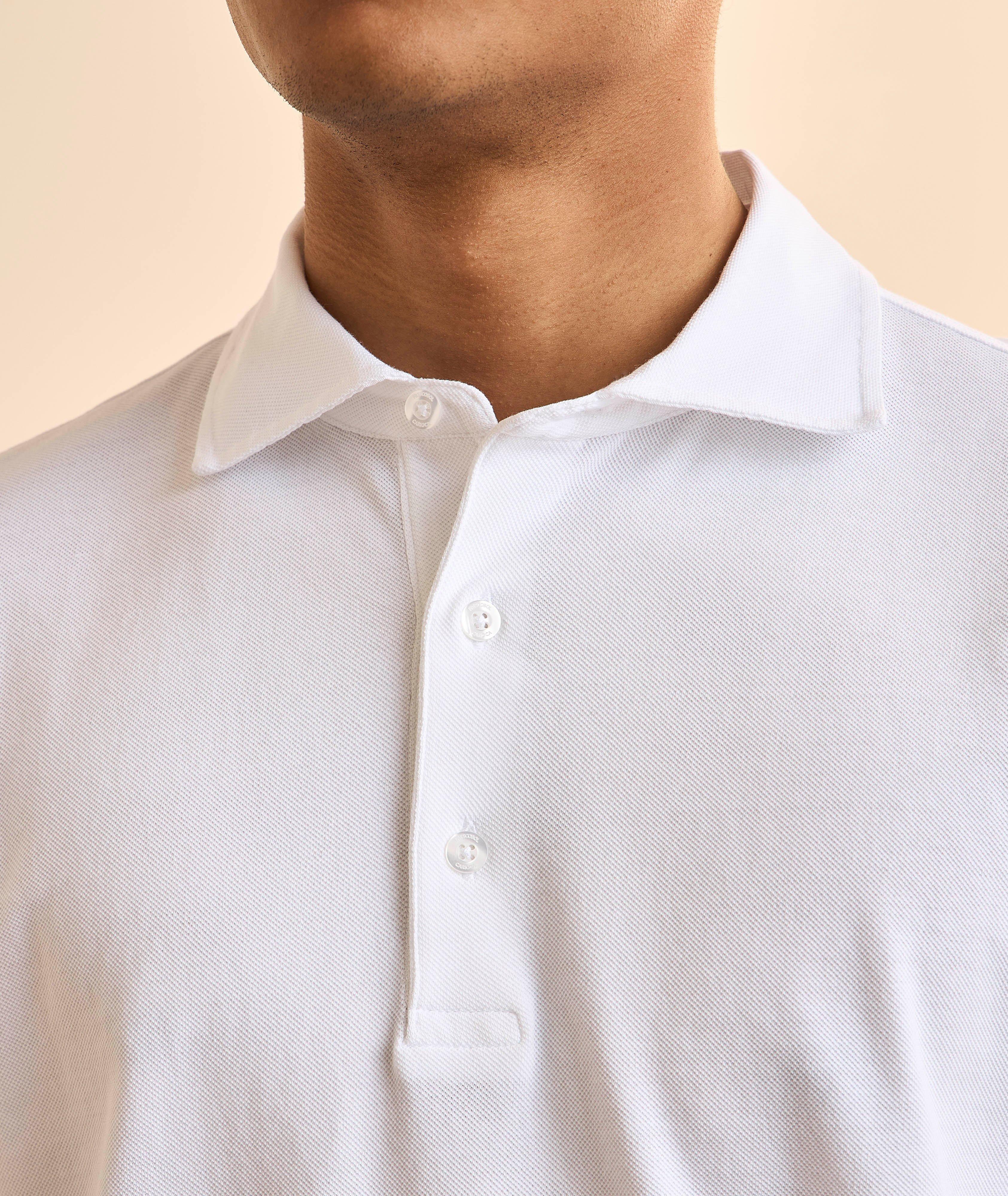 Luca Organic Cotton Piqué Polo image 3
