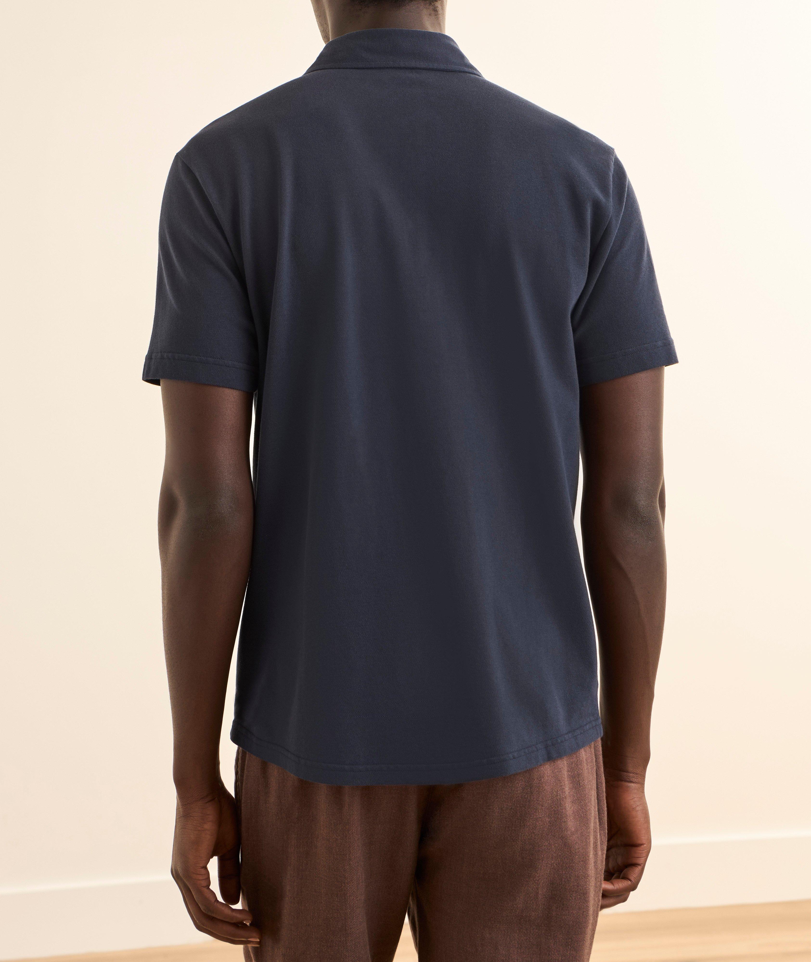 Luca Organic Cotton Piqué Polo image 2