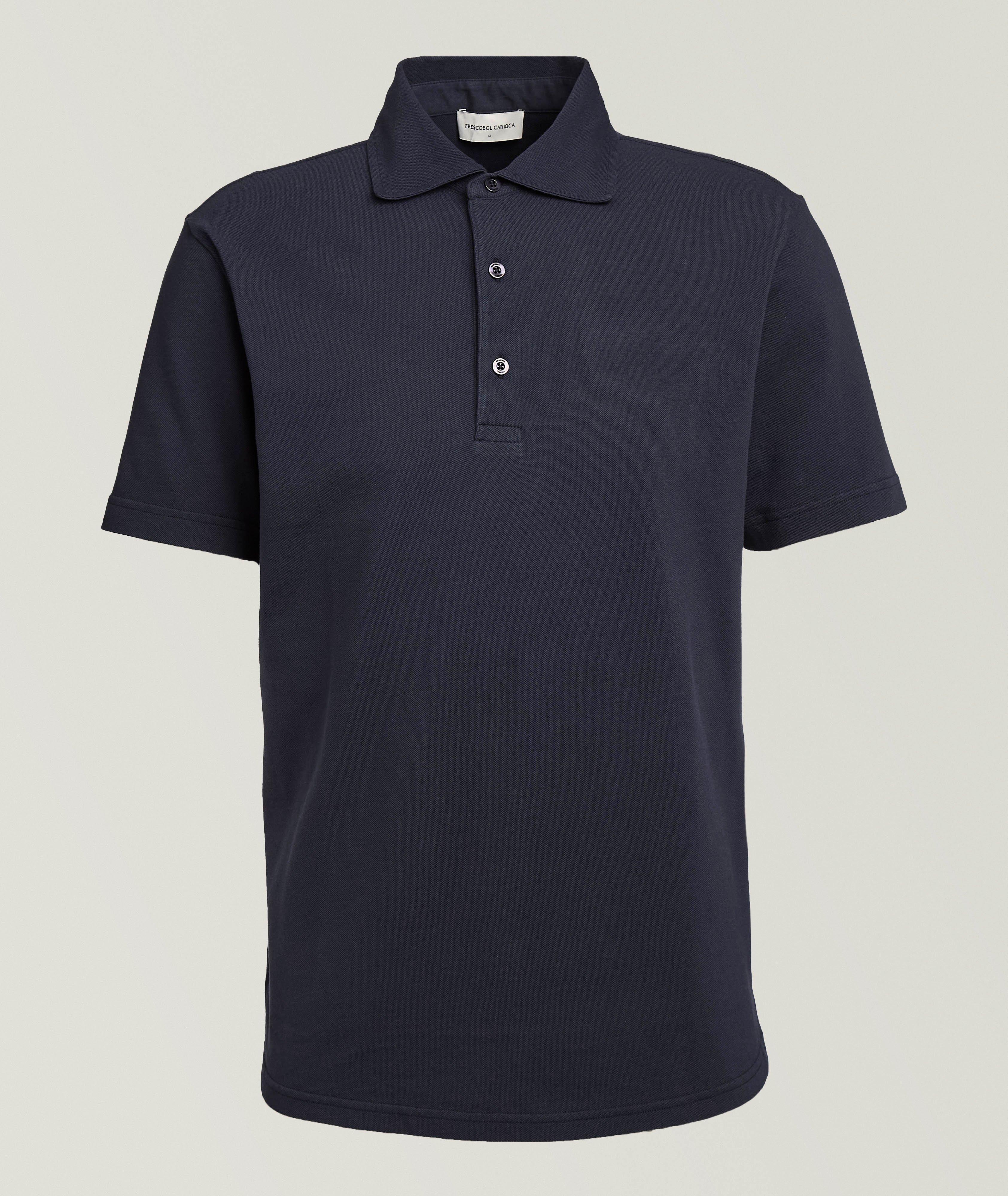Luca Organic Cotton Piqué Polo image 0