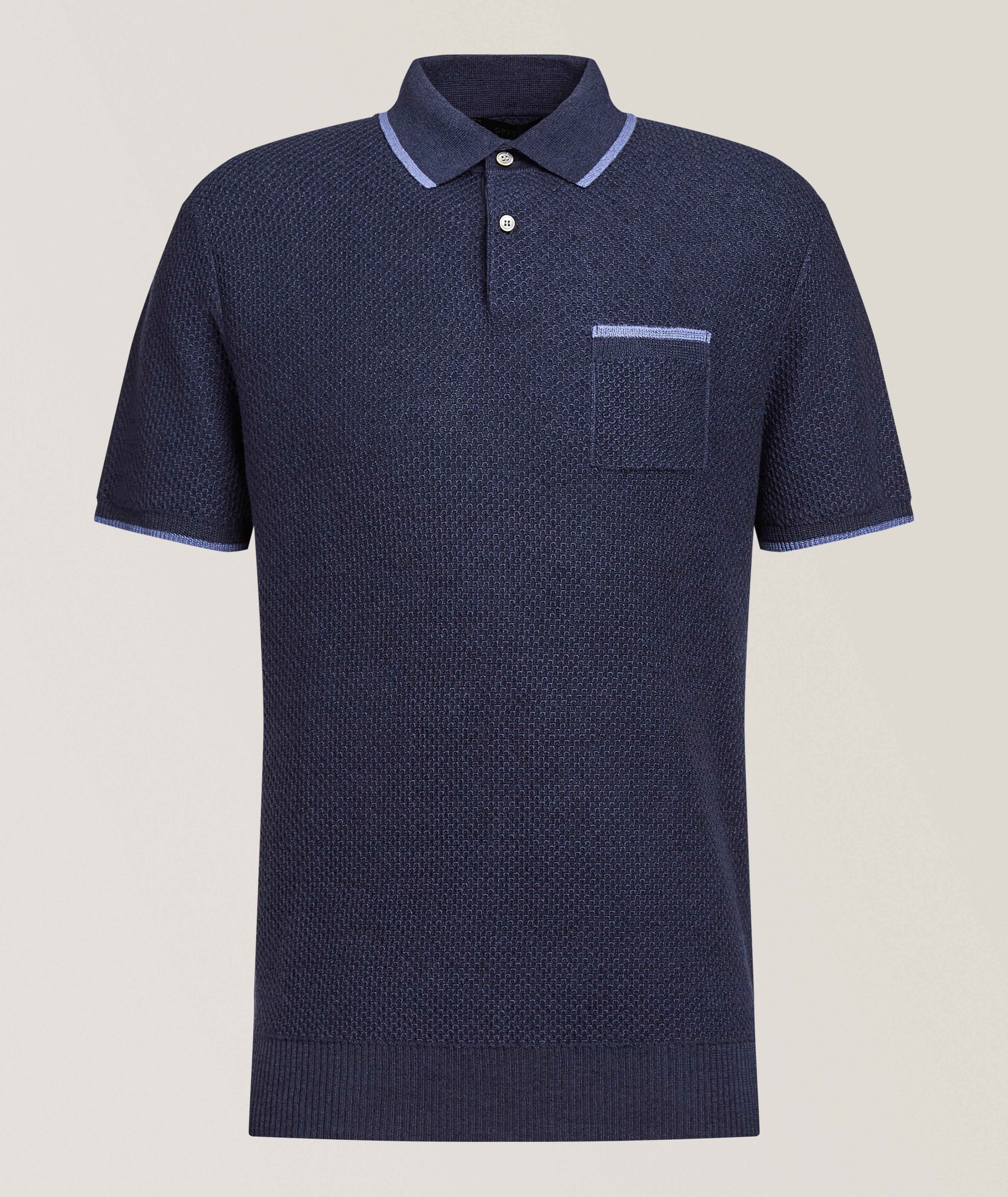 Polo pull tricot lin-laine Seneca image 0