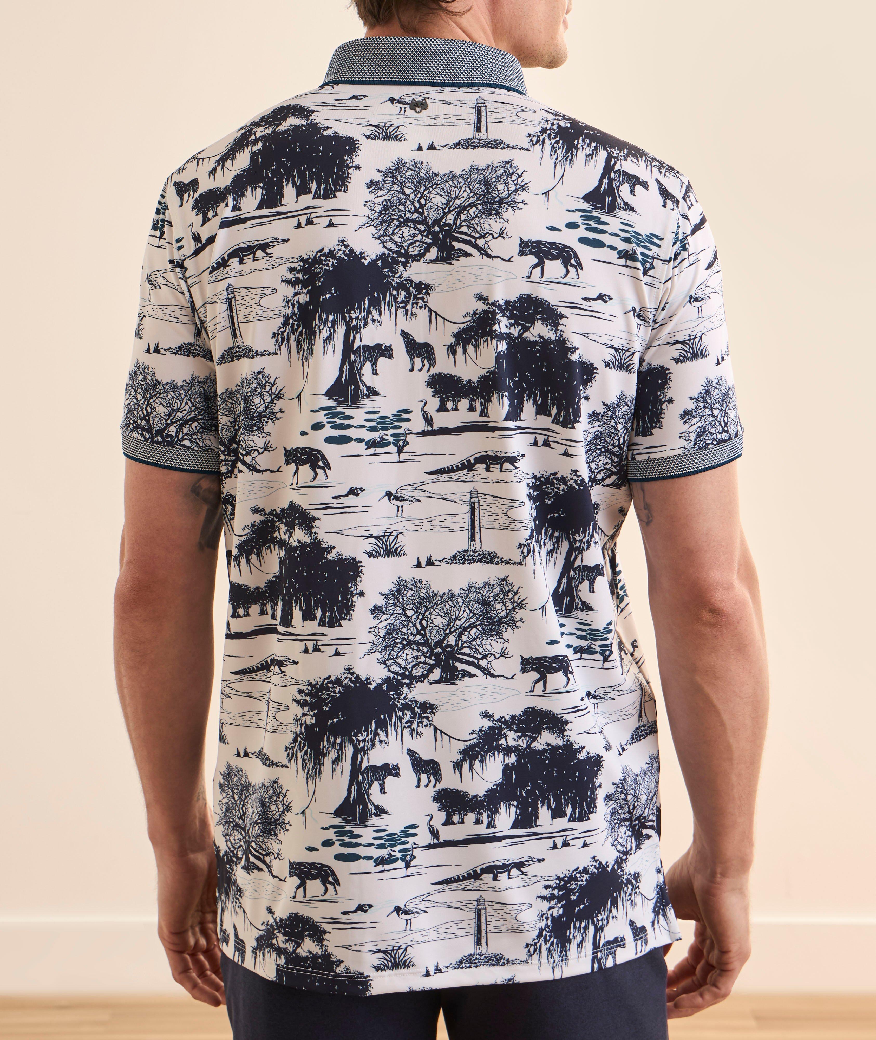 Greyson Angel Oak Technical-Stretch Polo | Polos | Harry Rosen