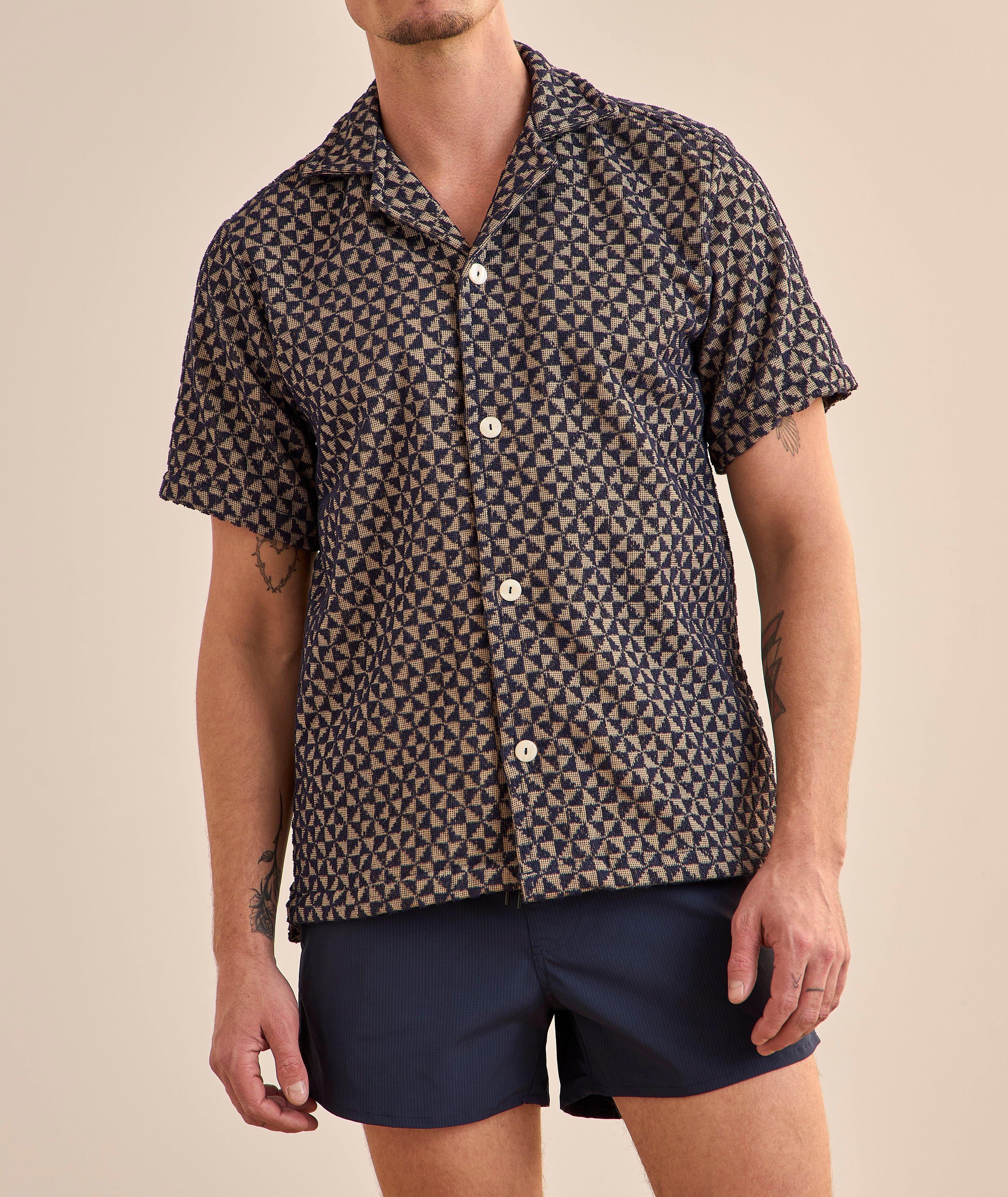 Chemise camp èponge coton Puzzle Cuba image 1