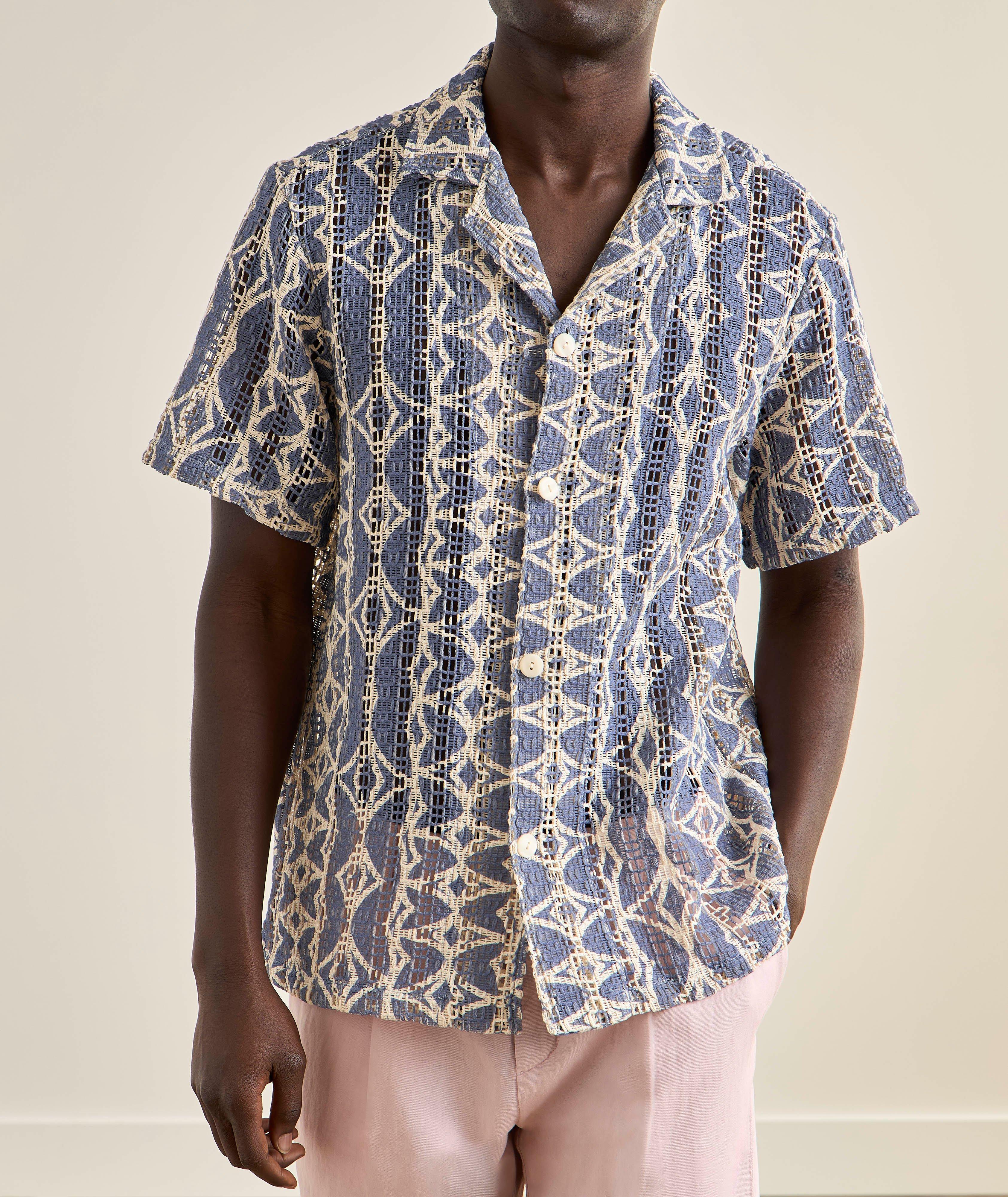 Arko Crochet Camp Shirt image 1