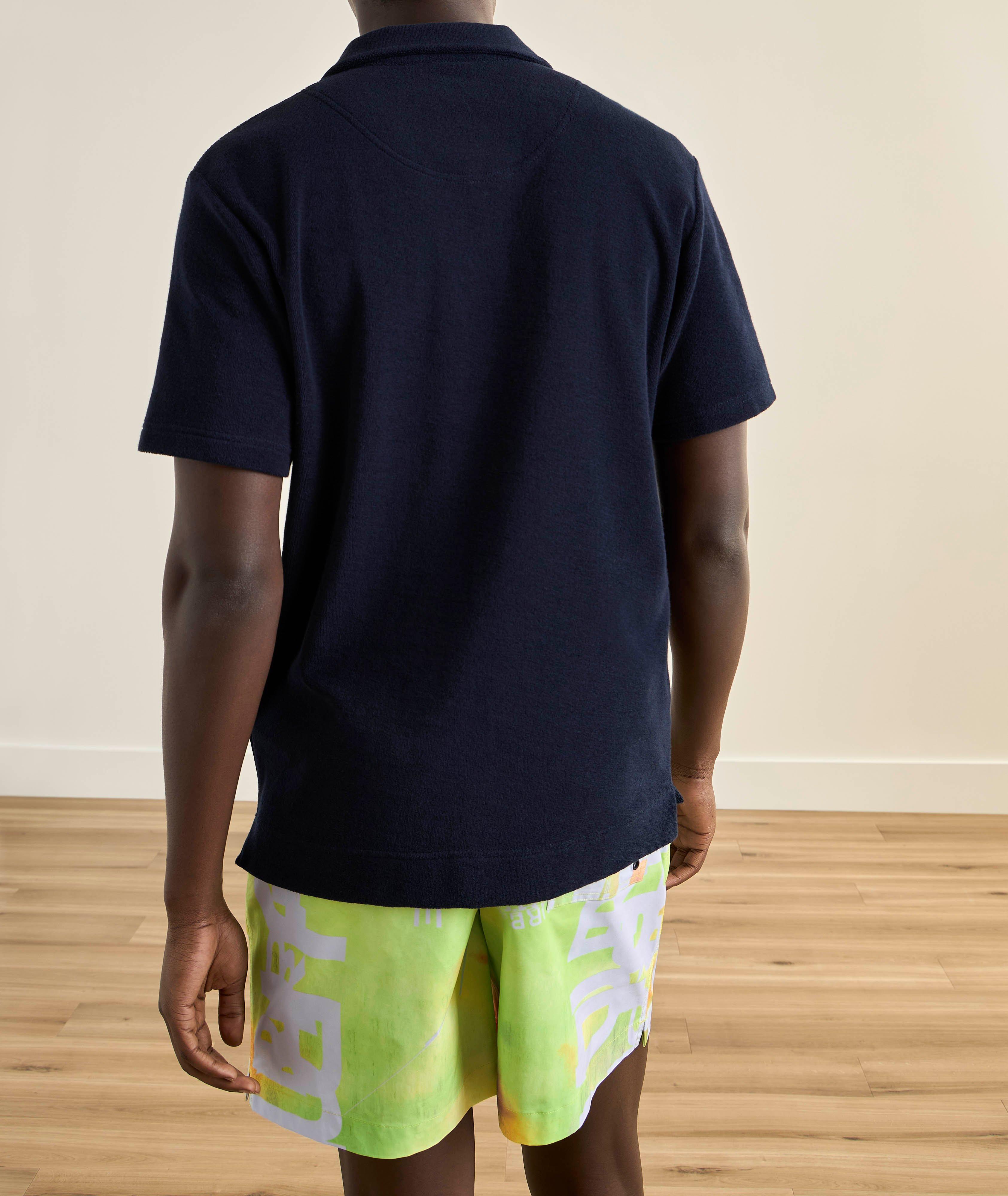 Terry Cotton Johnny Collar Polo image 2