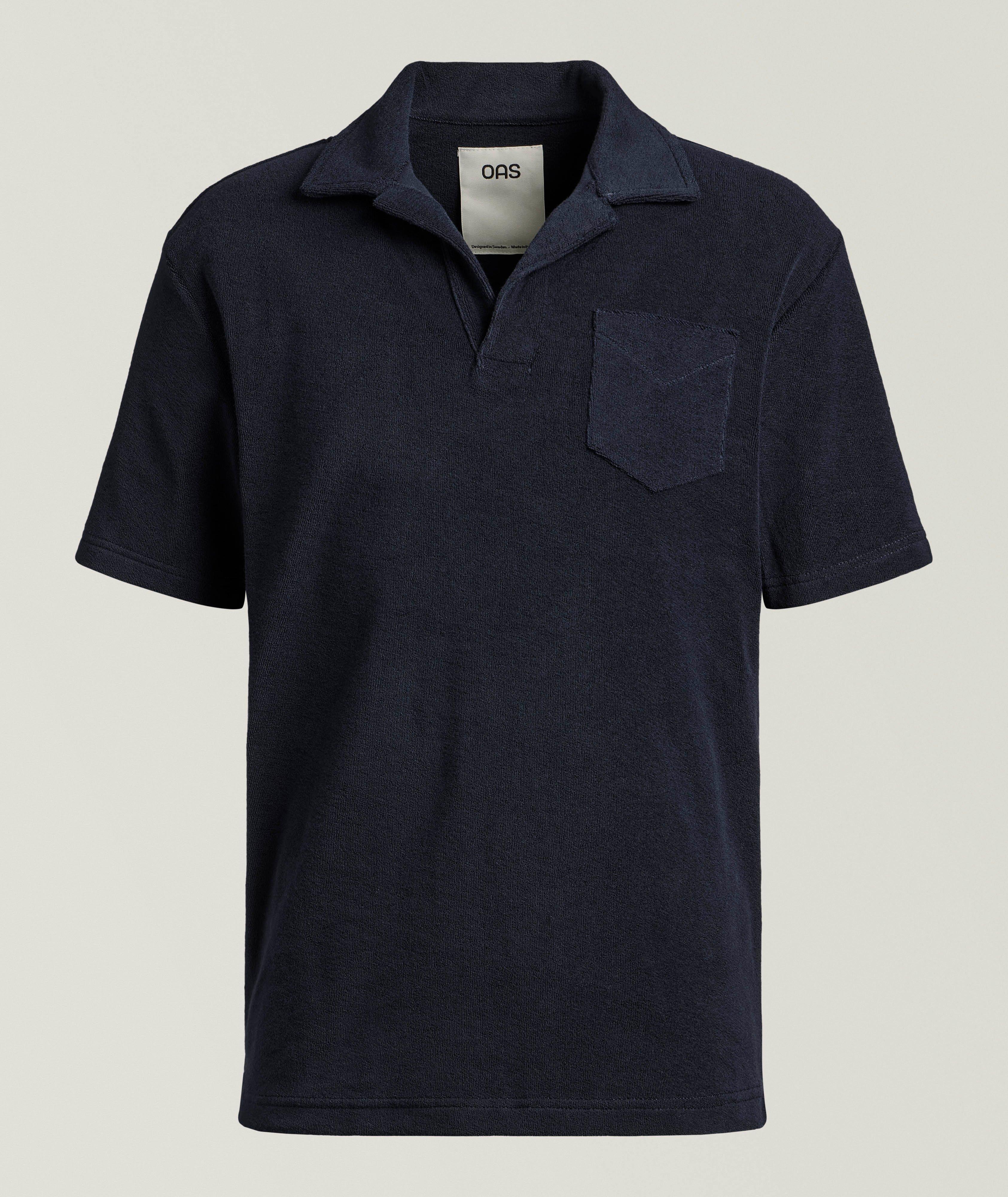 Terry Cotton Johnny Collar Polo image 0