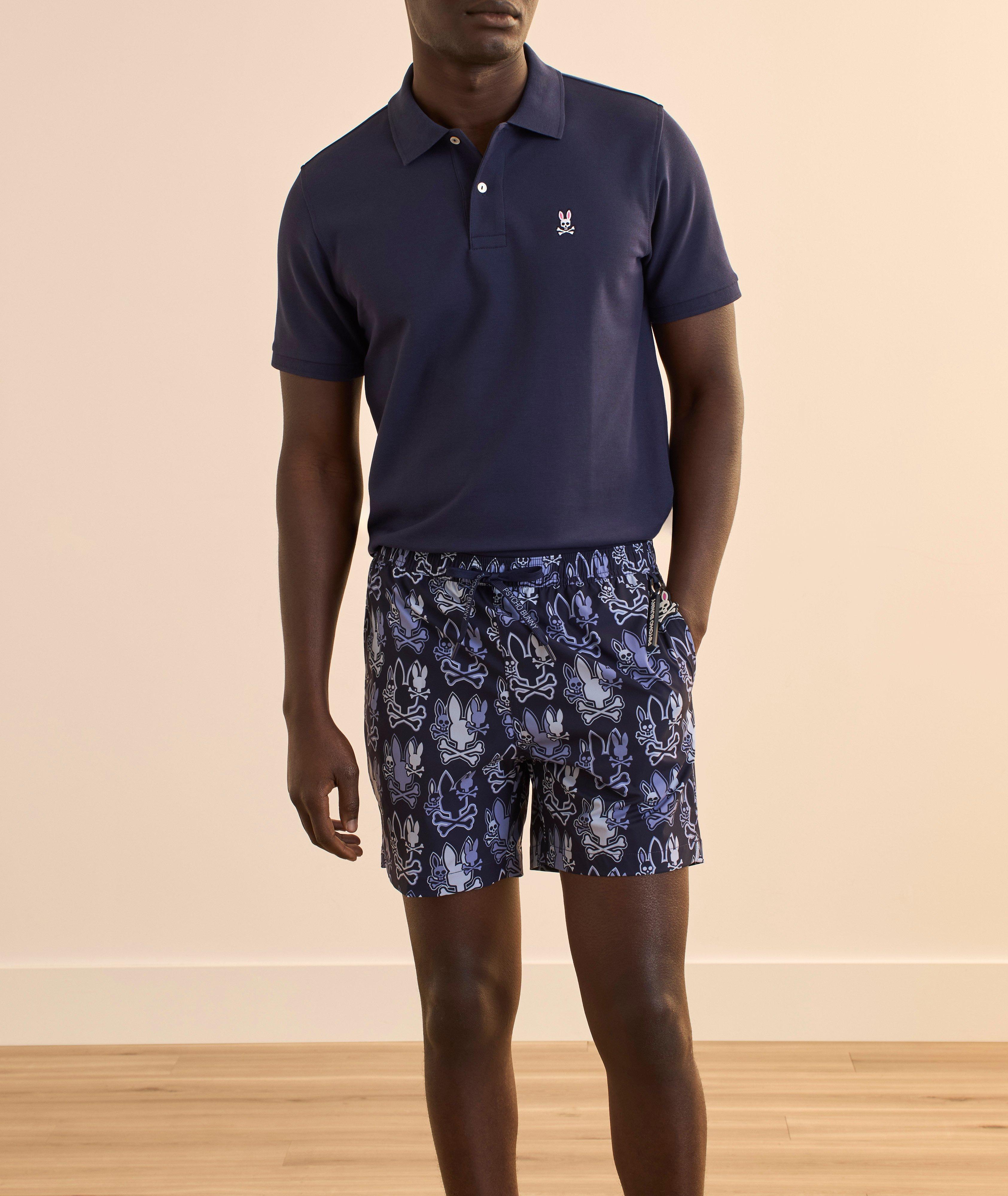 Logo Bunny Print Swim Trunk image 4