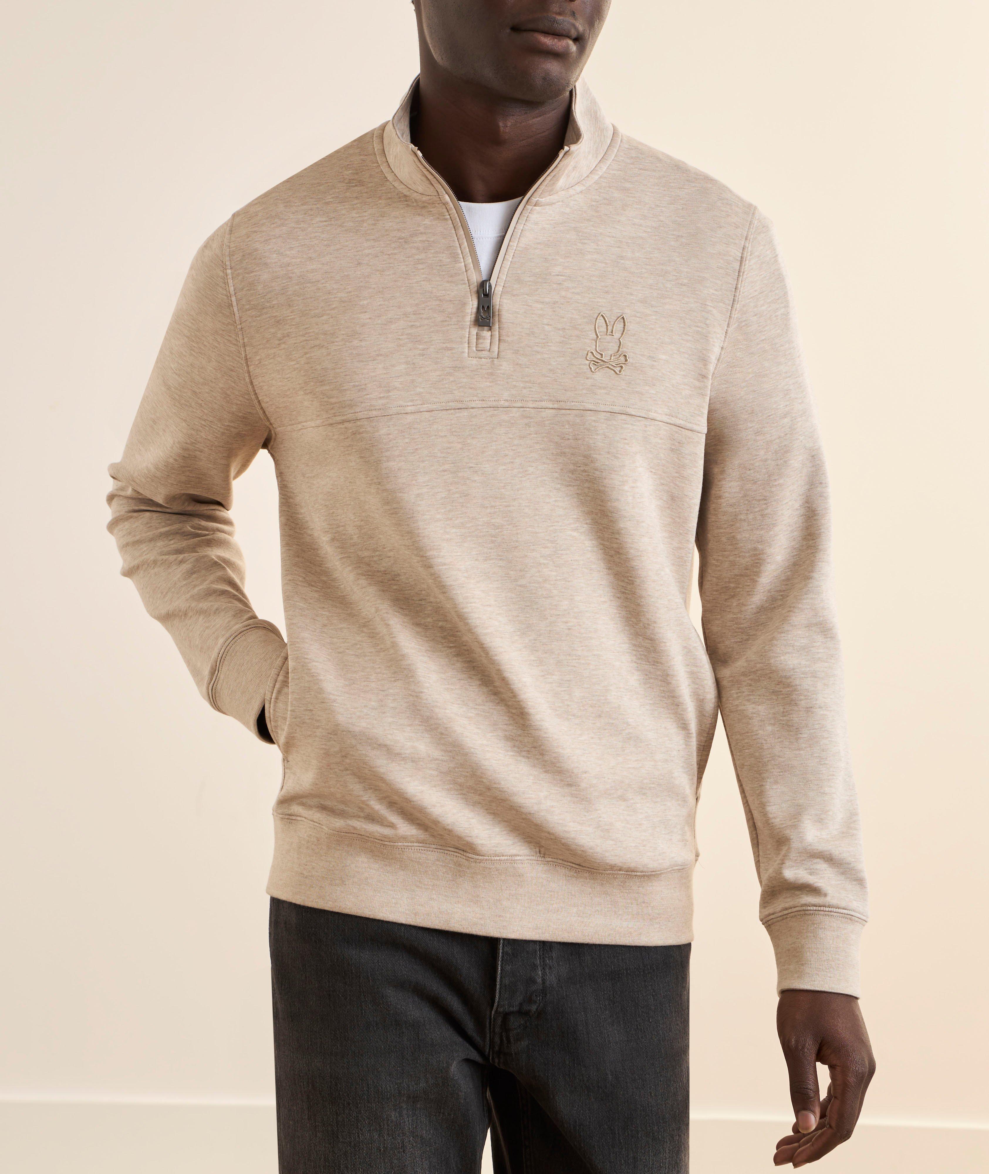 Mélange Quarter-Zip Sweatshirt  image 1