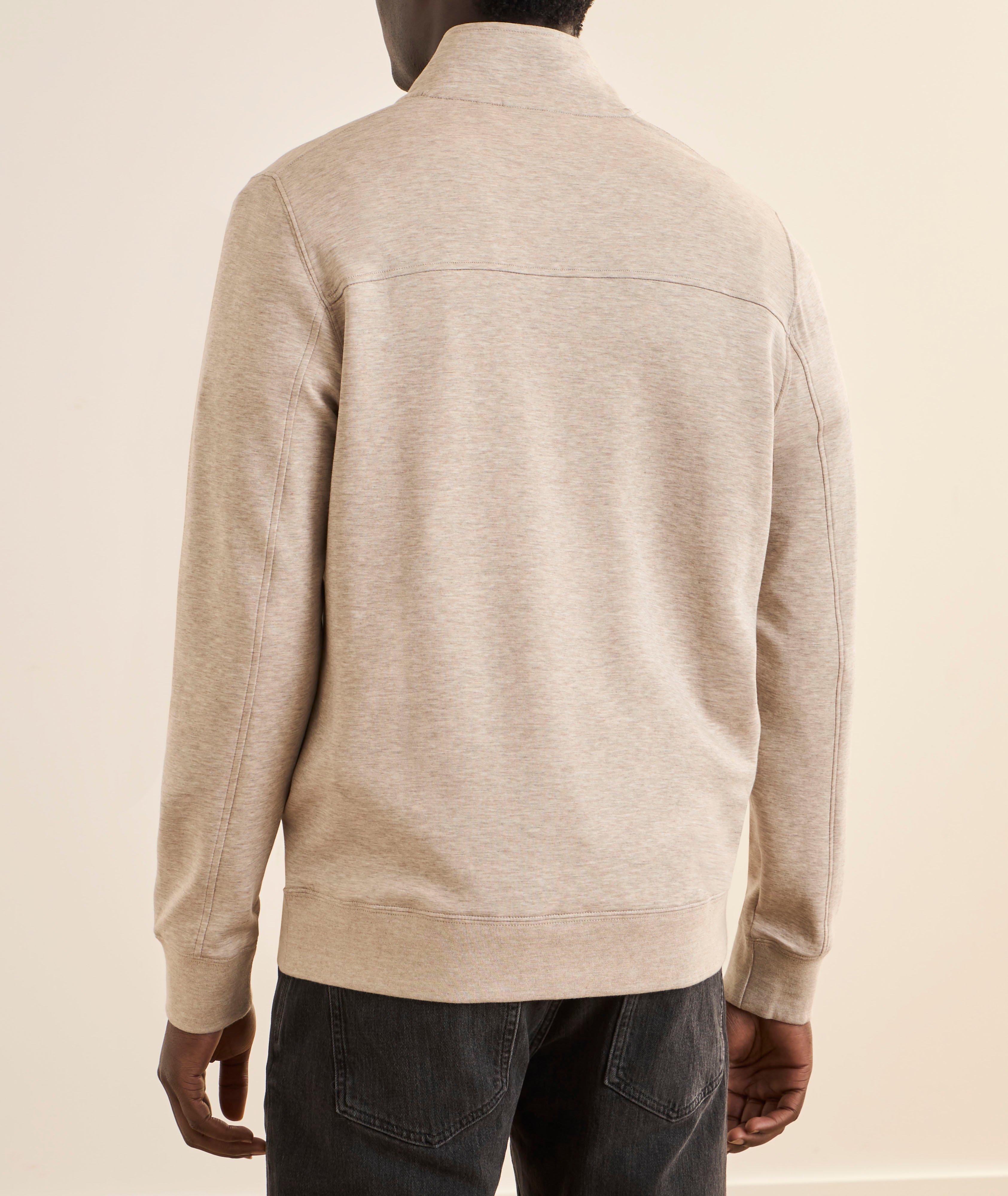 Mélange Quarter-Zip Sweatshirt  image 2
