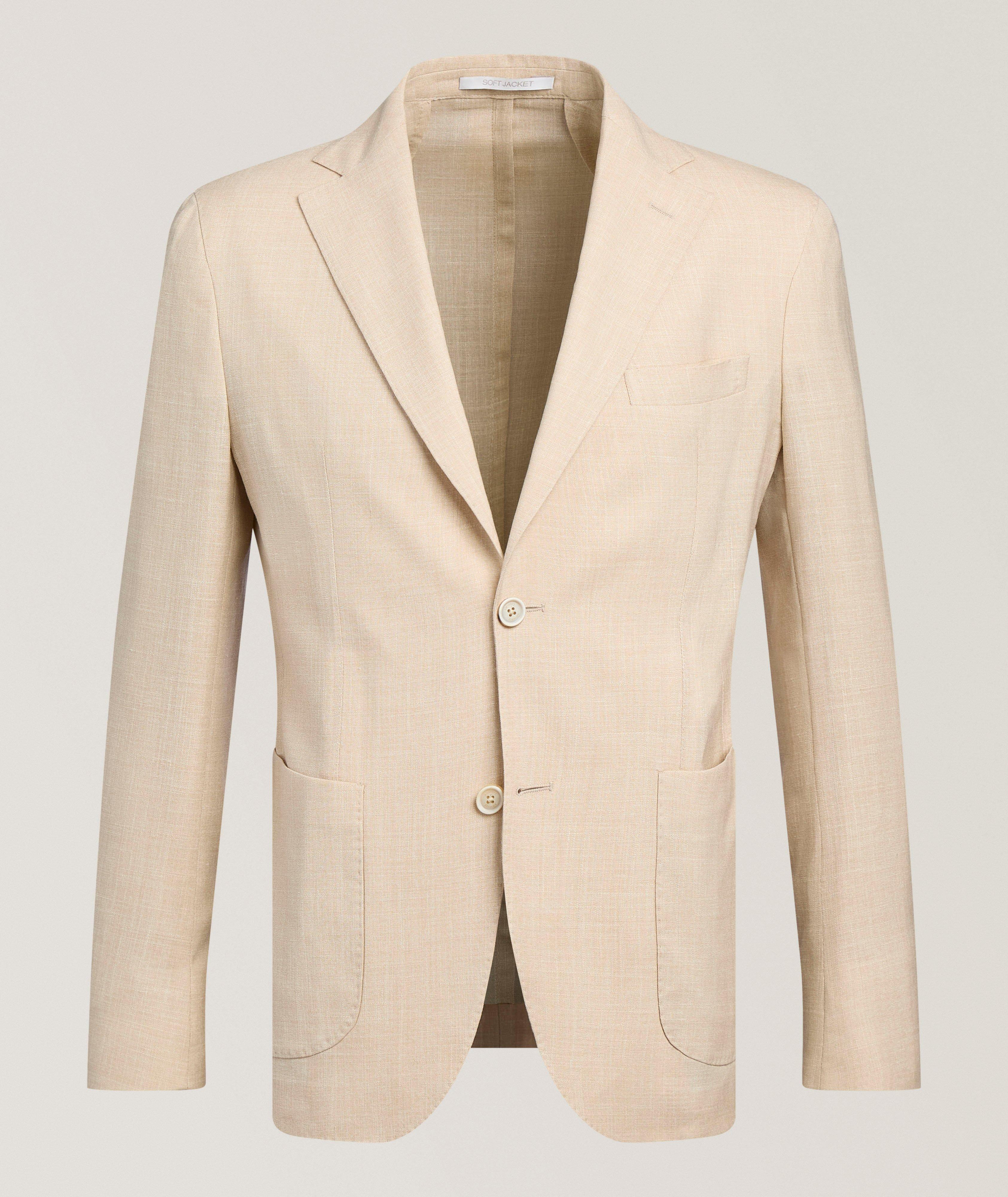 Eleventy Soft Wool-Blend Sport Jacket