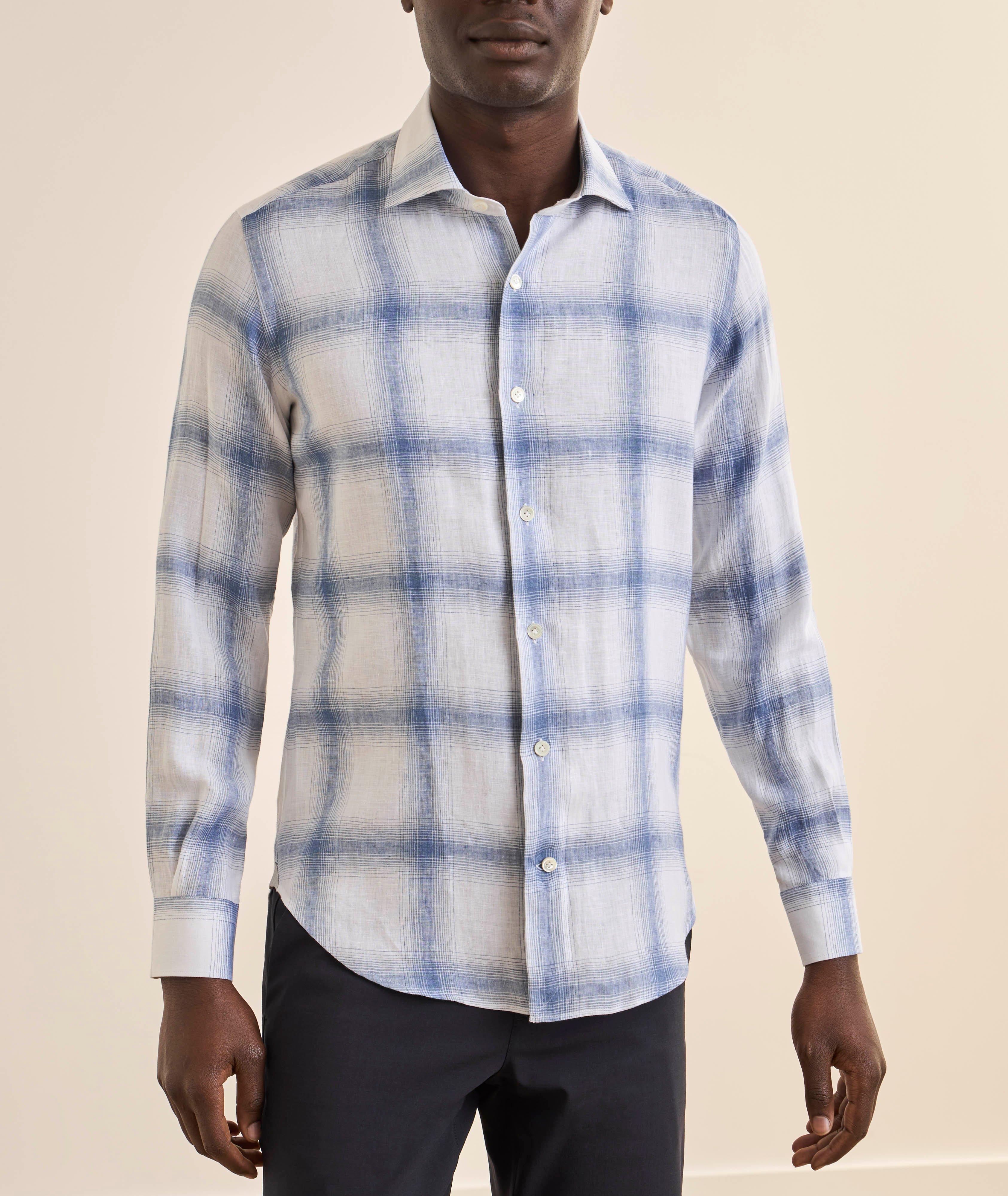 Plaid Linen Shirt  image 1