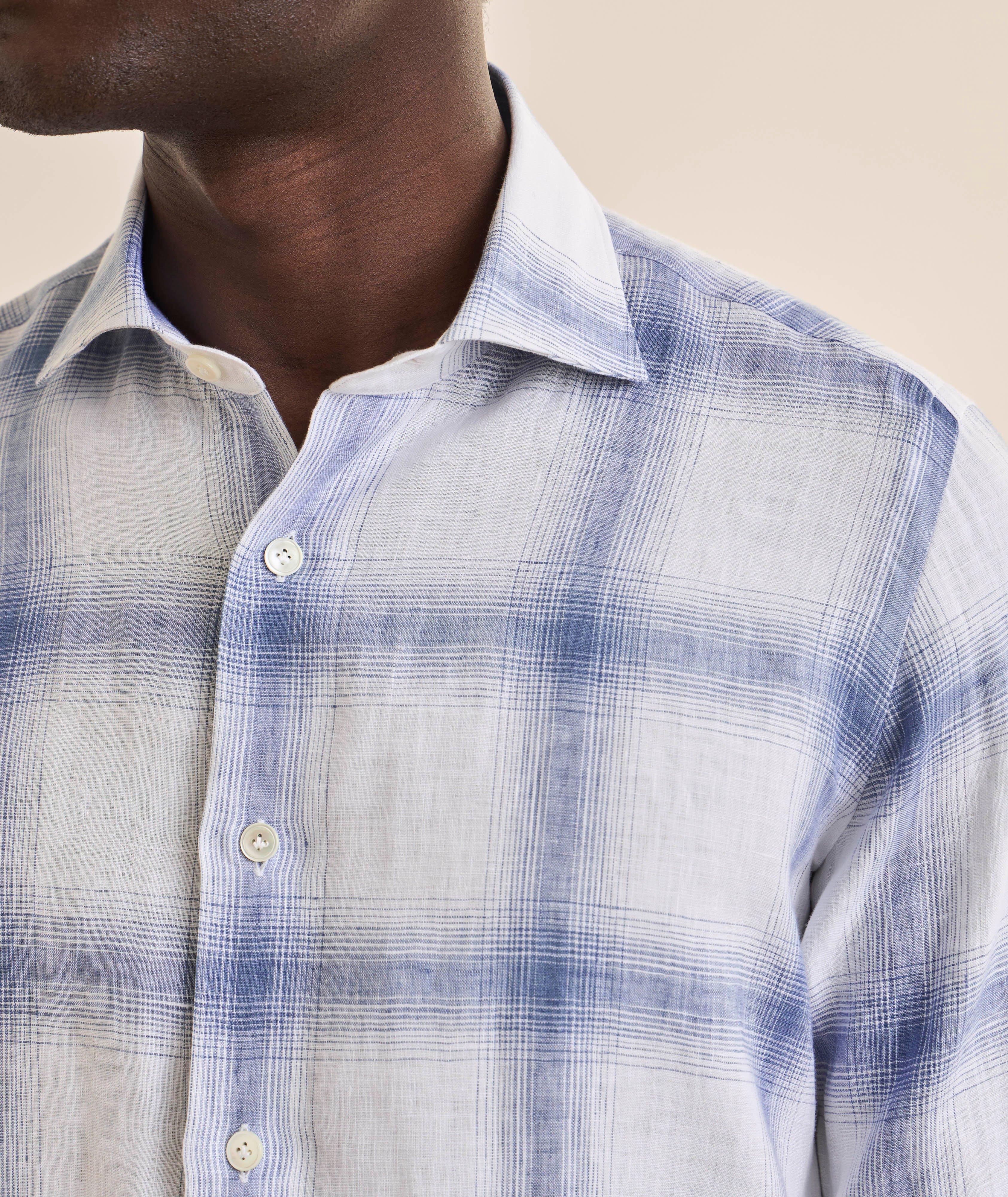 Plaid Linen Shirt  image 3